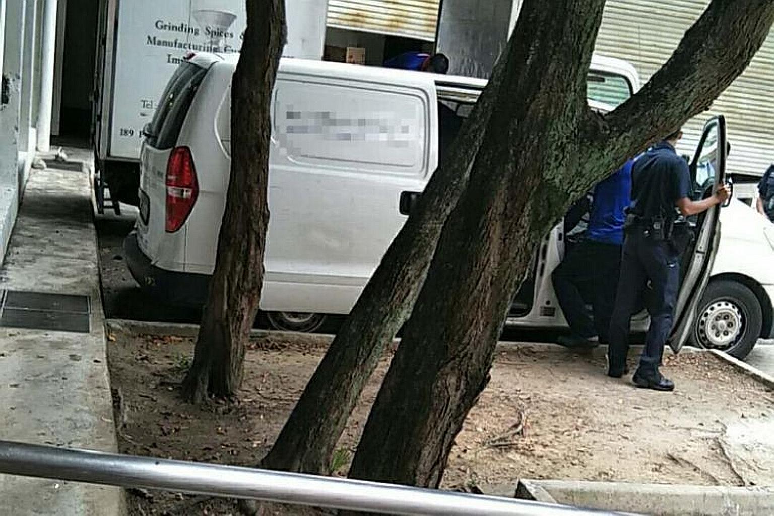 A man, 60, has been arrested after a female pedestrian, 71, died in an accident in a carpark near Block 44, Holland Drive on Saturday.