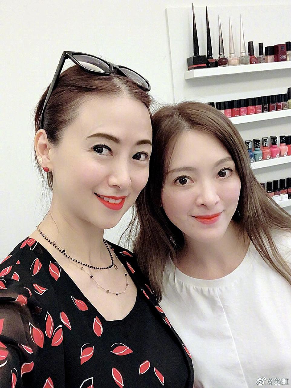 Hong Kong actress Yvonne Yung (left) with late celebrity dancer Serena Liu, with whom she said she shared much in common, including a love of dancing and shoes.