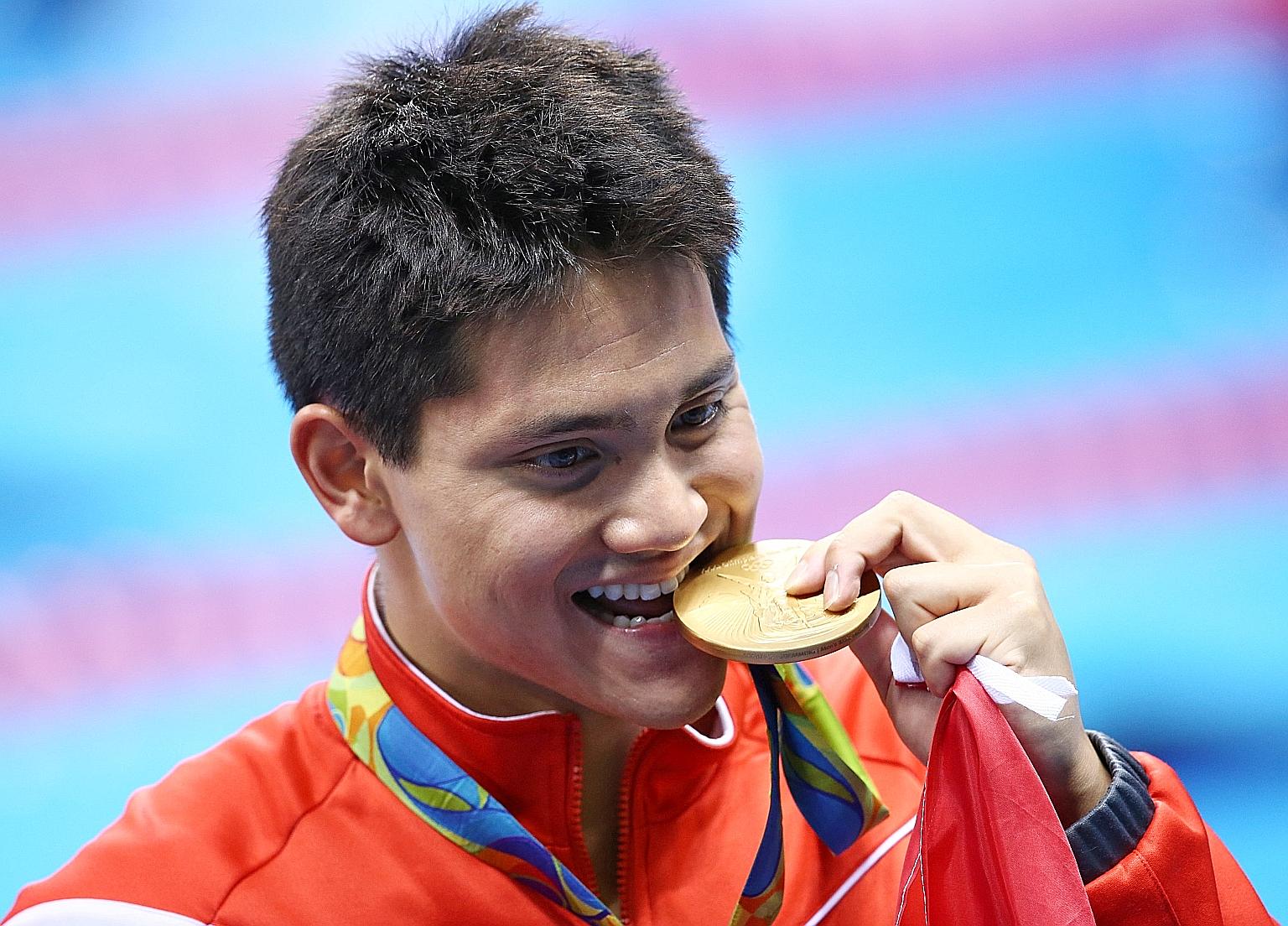 Joseph Schooling says athletes now have "clarity' to work out a plan around next year's Tokyo Games.