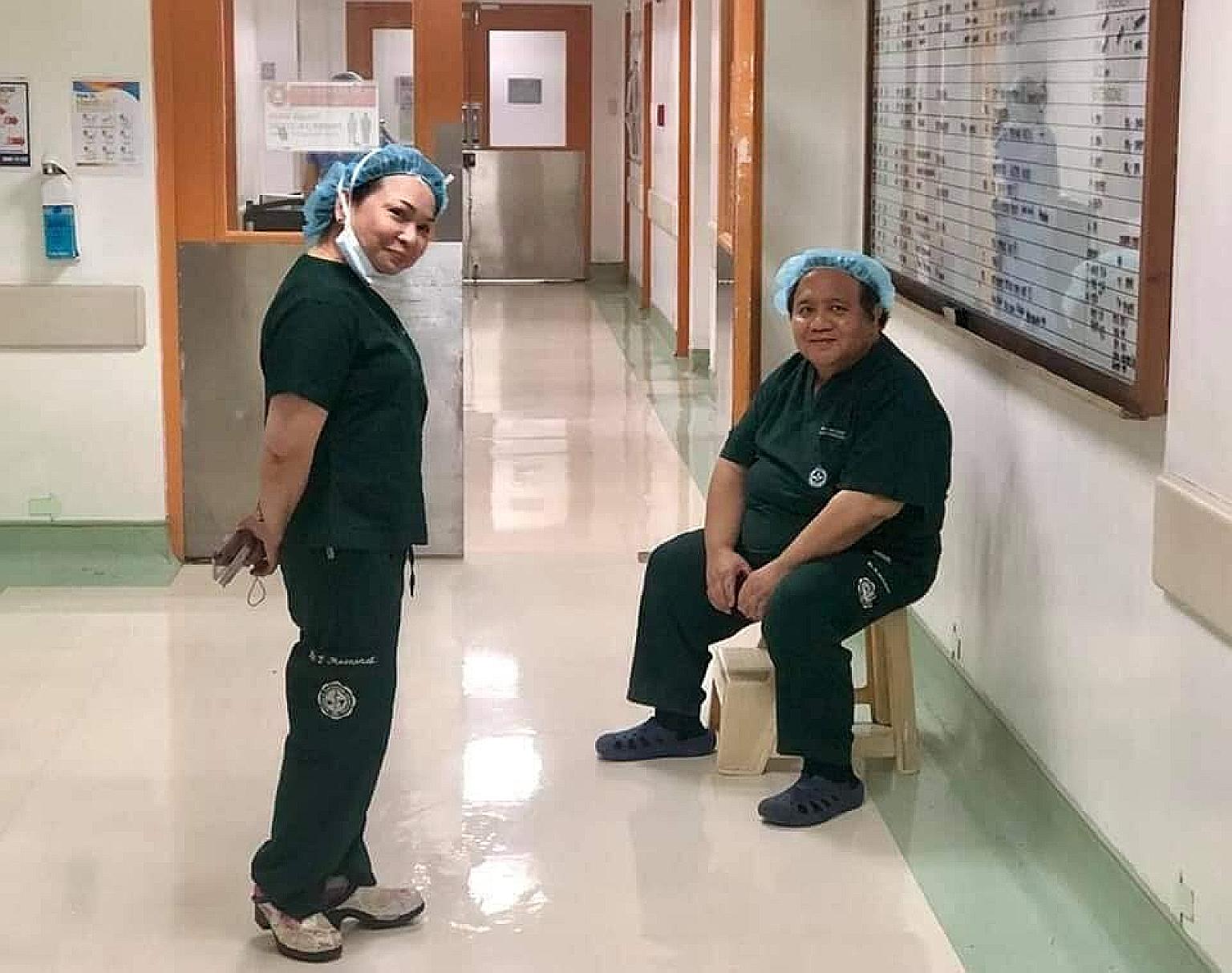 Dr Greg Macasaet and his wife, Evelyn, both anaesthesiologists at the Manila Doctors Hospital, got infected on the job. Dr Macasaet died on Sunday while his wife is still fighting for her life.