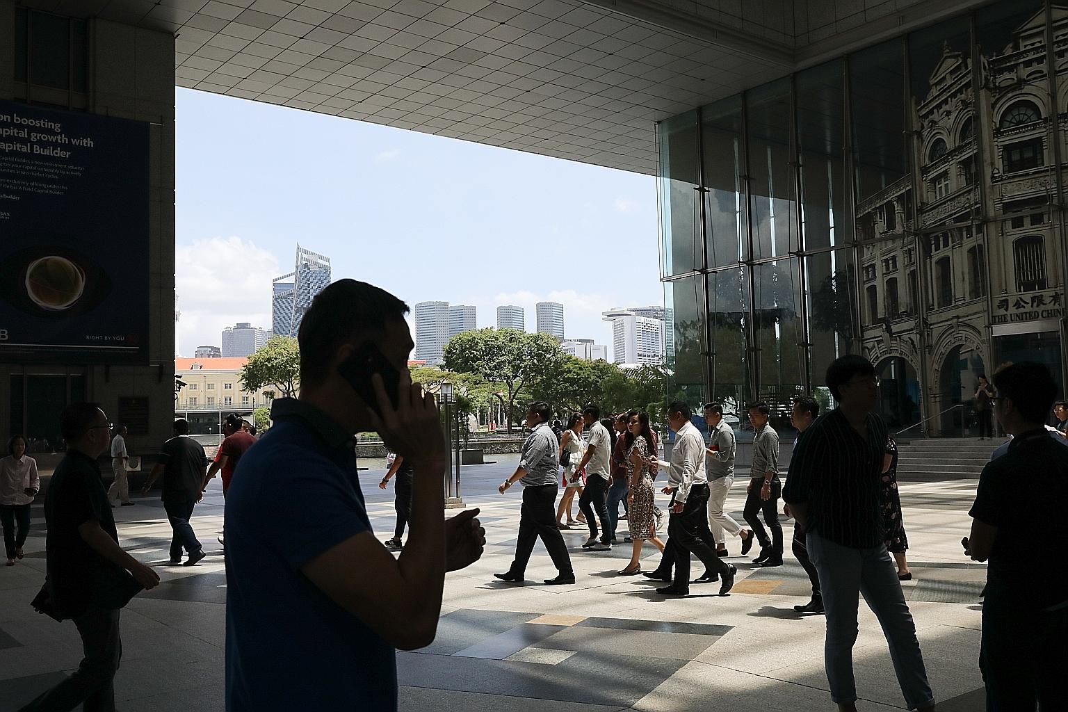 It is the first time since the third quarter of 1998 that all three key sectors of the economy have contracted on a year-on-year basis, including the services-producing industries which shrank by 3.1 per cent.