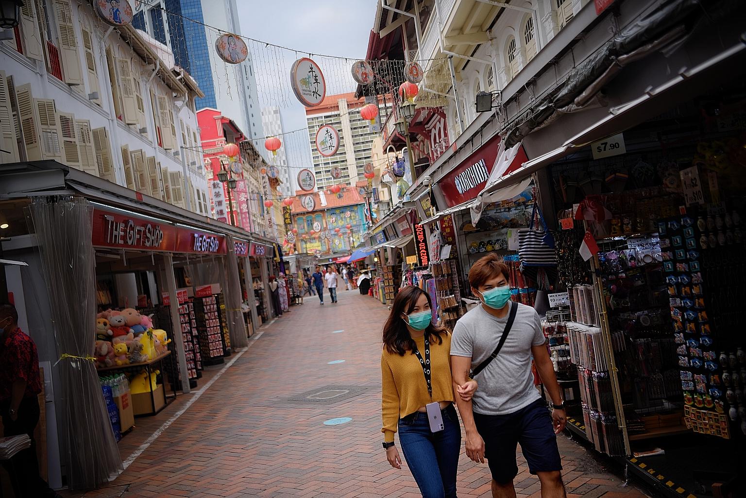 With the enhancements, even the hardest-hit businesses can continue to have access to credit, said Deputy Prime Minister Heng Swee Keat yesterday. ST PHOTO: MARK CHEONG