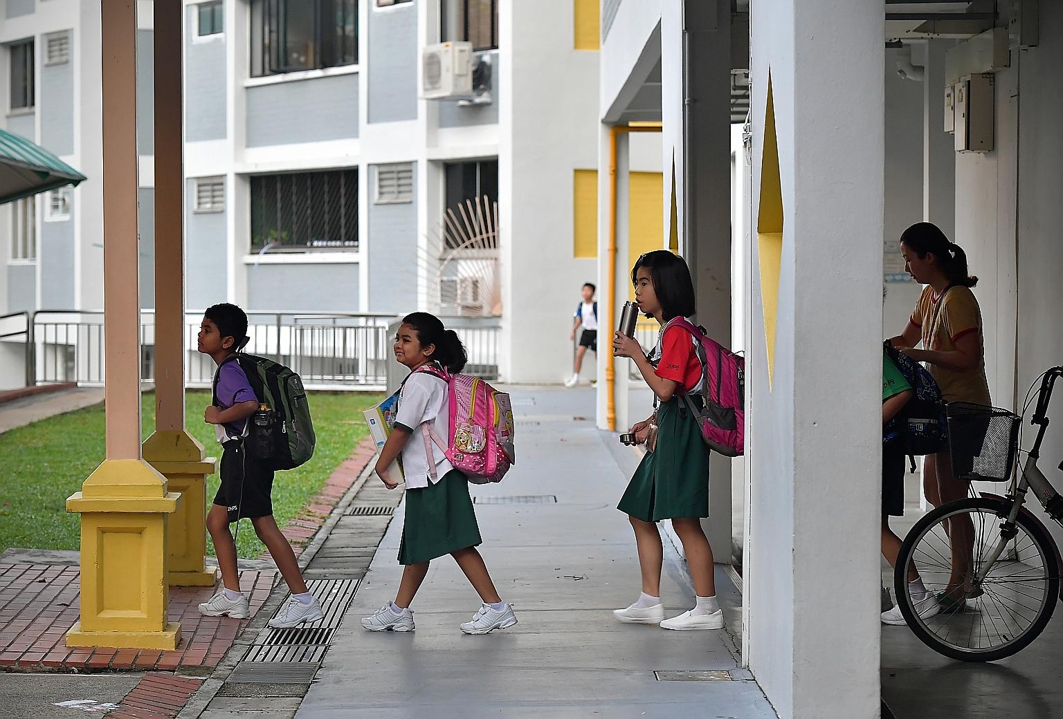 Starting next week, all schools will conduct one day of home-based learning a week. Assistance will be given to students who do not have access to digital devices when their learning requires it. School dismissal times will also be staggered to reduc