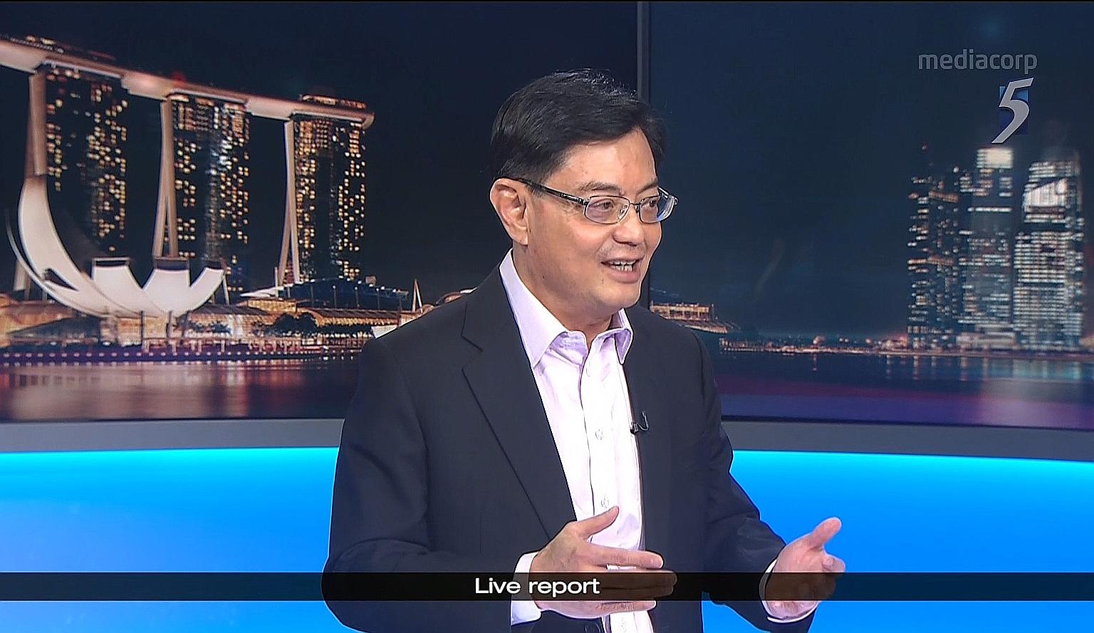 Deputy Prime Minister Heng Swee Keat said the stricter the measures governments take to fight the pandemic, the deeper the economic impact will be, and self-employed workers are a key group needing help.