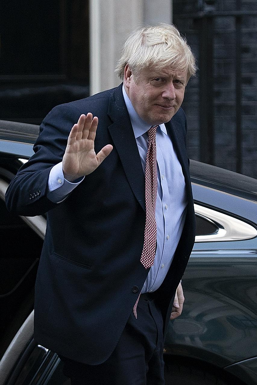 British Prime Minister Boris Johnson, who had mild symptoms on Thursday, is in self-isolation. PHOTO: EPA-EFE