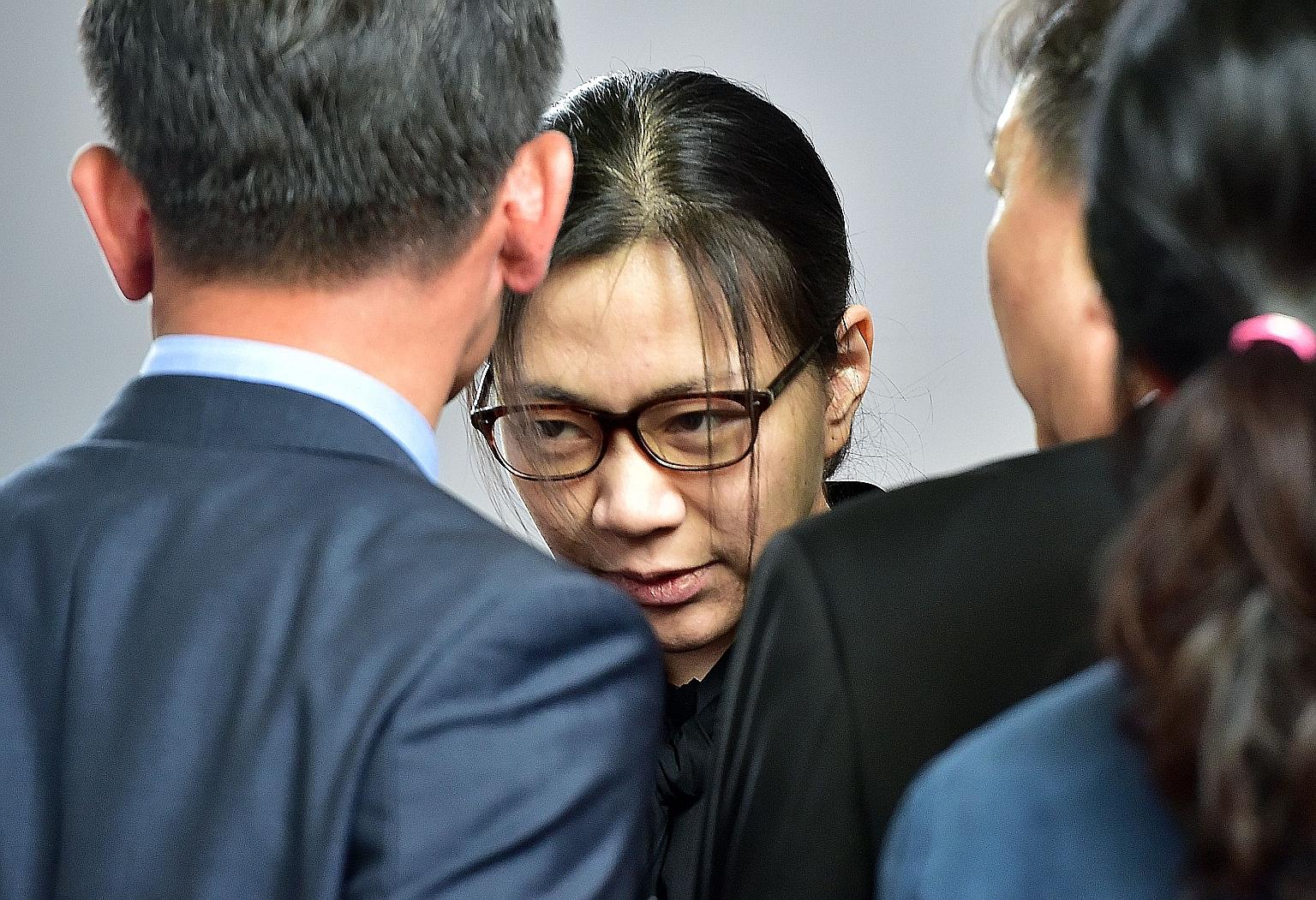 Ms Cho Hyun-ah has failed to oust her younger brother from the chairmanship of Hanjin KAL, the holding company of the family-controlled conglomerate that includes flag carrier Korean Air. PHOTO: AGENCE FRANCE-PRESSE