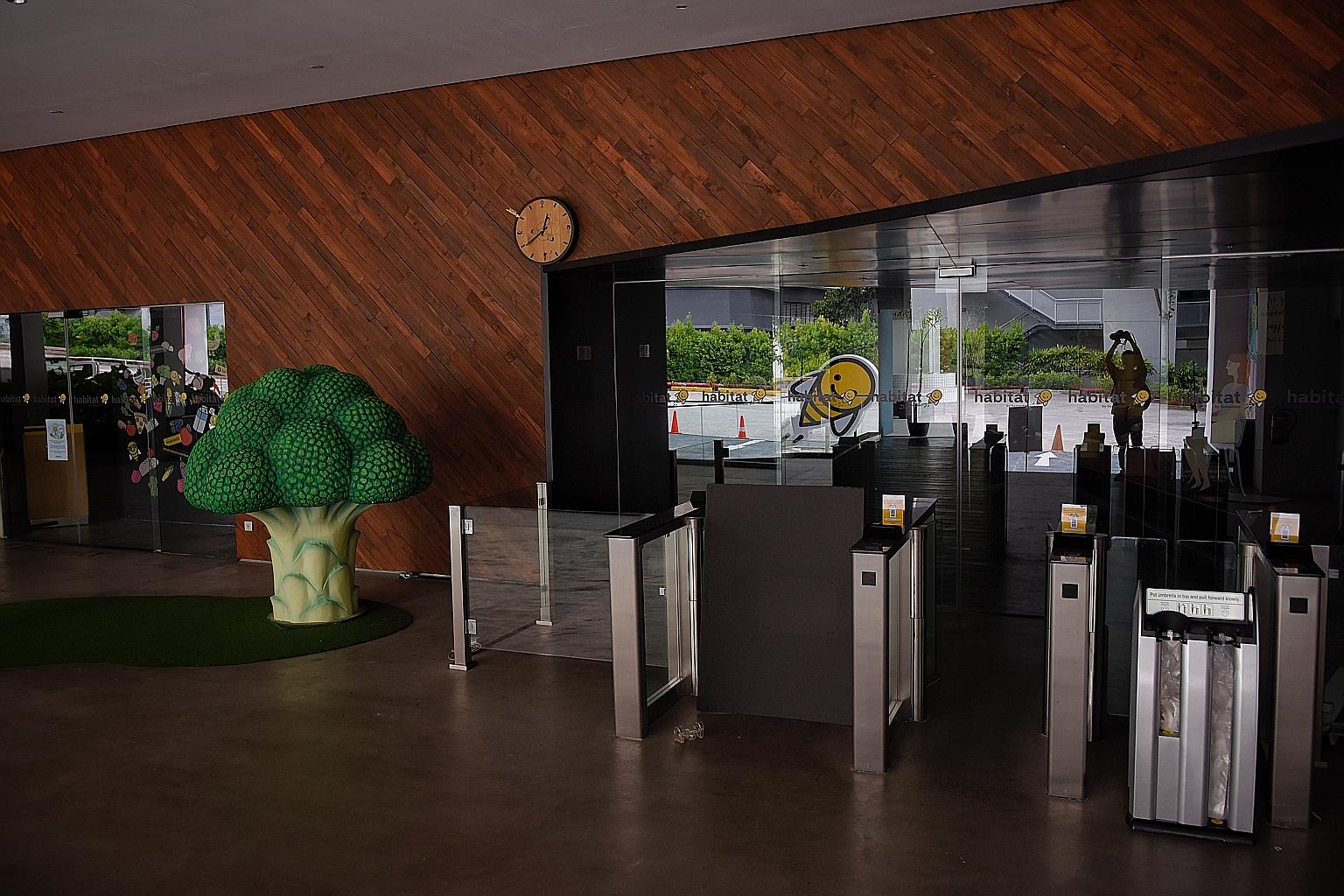 The entrance of Honestbee's Habitat supermarket in Boon Leat Terrace on March 16. The start-up's chief executive Ong Lay Ann said it is "currently considering next steps" following Thursday's court ruling.