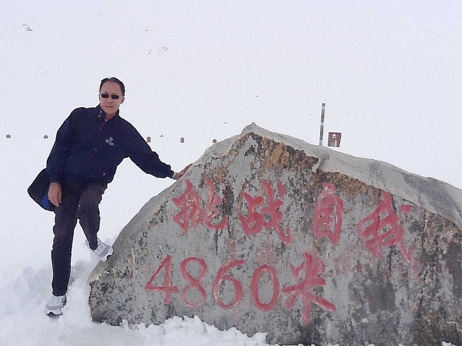 Mr Lawrence Loh in Jiuzhaigou, China, a few years ago. He is doing the things he enjoys during his retirement, such as travelling. To alleviate the impact of the retirement plunge, he had progressively detached himself from business events before lea