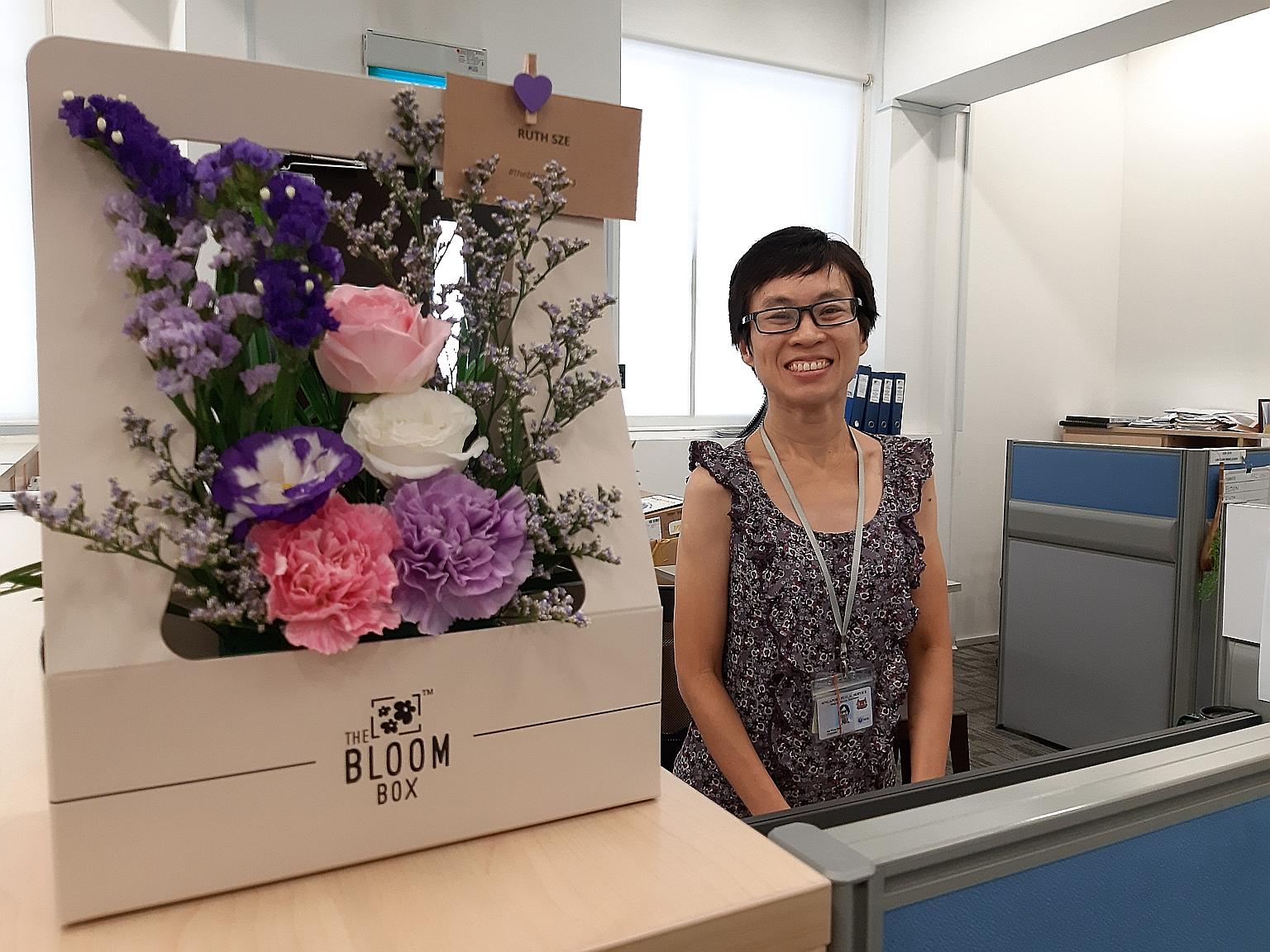 Ms Ruth Sze suffered a severe spinal cord injury in 2014 which resulted in partial paralysis. She now walks at a slower pace and has a limited range of motion in her fingers. PHOTO: COURTESY OF RUTH SZE