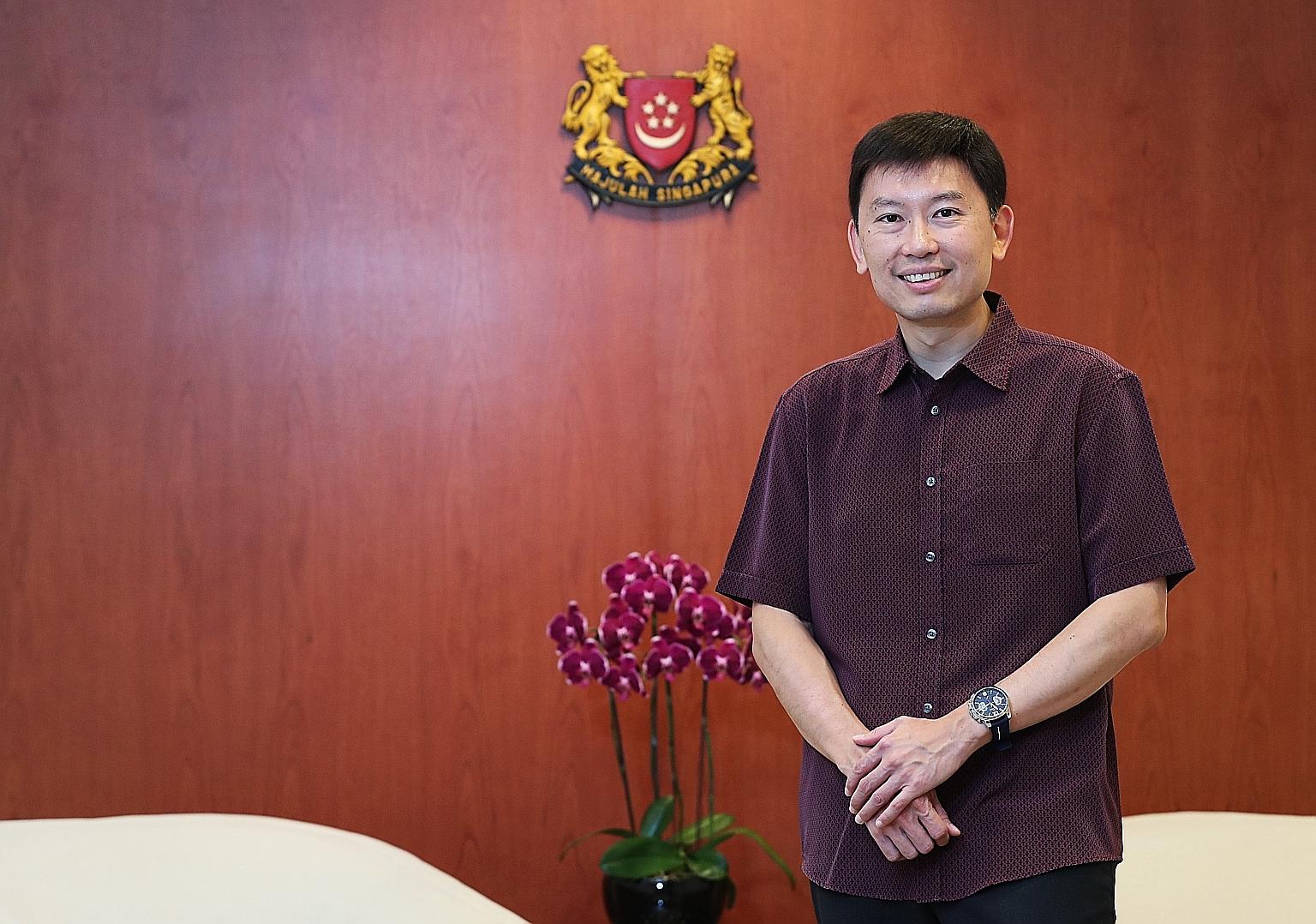 Senior Minister of State for Trade and Industry Chee Hong Tat says heartland shops have to play to their strengths.