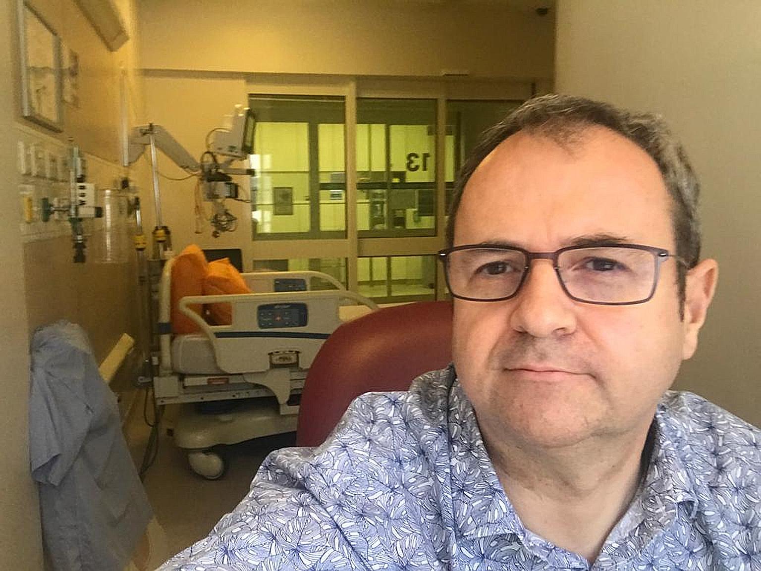 Academic Hugh Mason, an adjunct associate professor with the National University of Singapore, knew something was amiss last Monday when he could not smell an orange his wife was peeling.