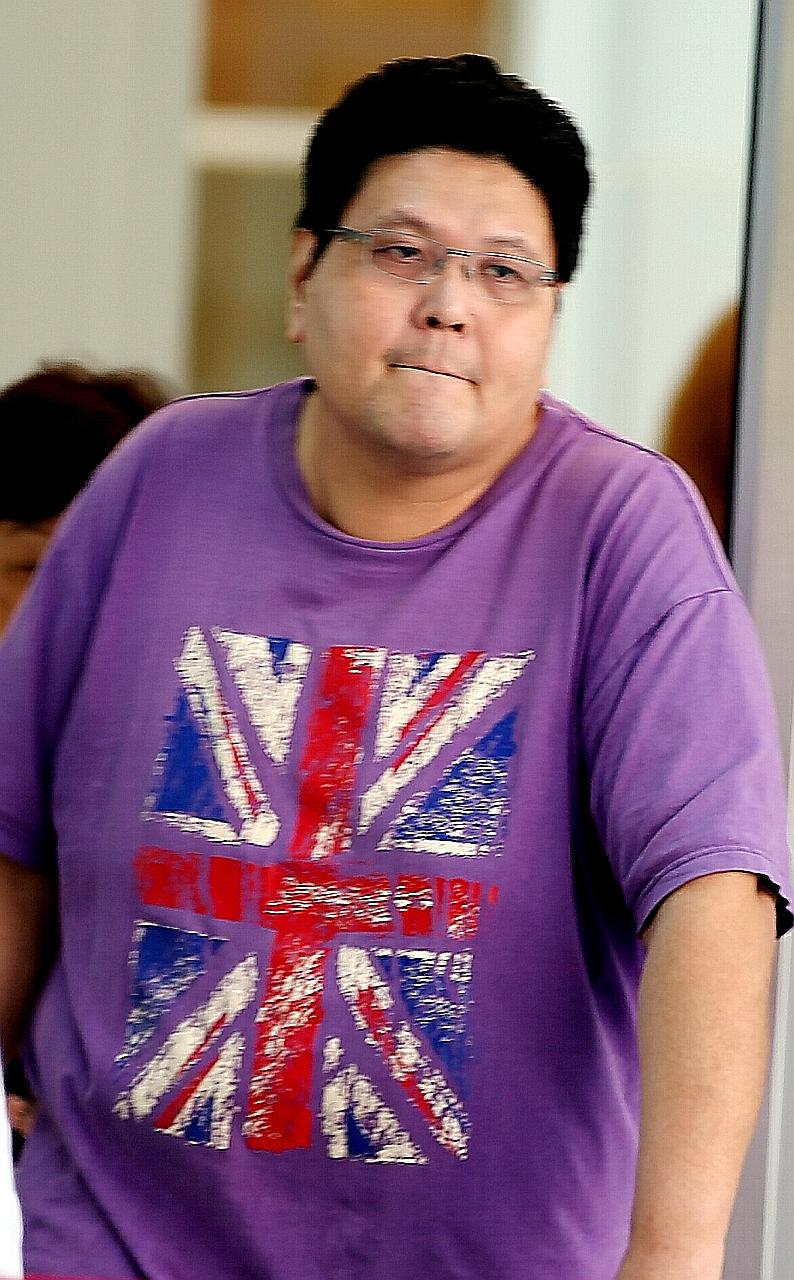 Lim Wee Ming, 46, threw a punch at the victim's left eye, causing it to bleed.