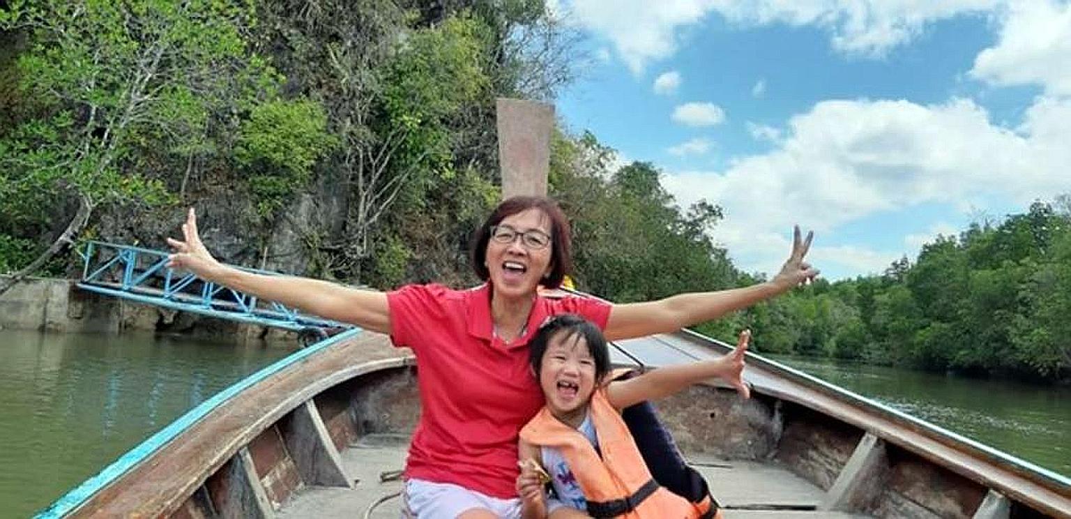 A 69-year-old woman and her five-year-old granddaughter were critically injured in an accident involving the van they were in and a car on March 22. The woman died in hospital on Sunday, five days after her granddaughter's funeral. PHOTO: DERRICK NG/