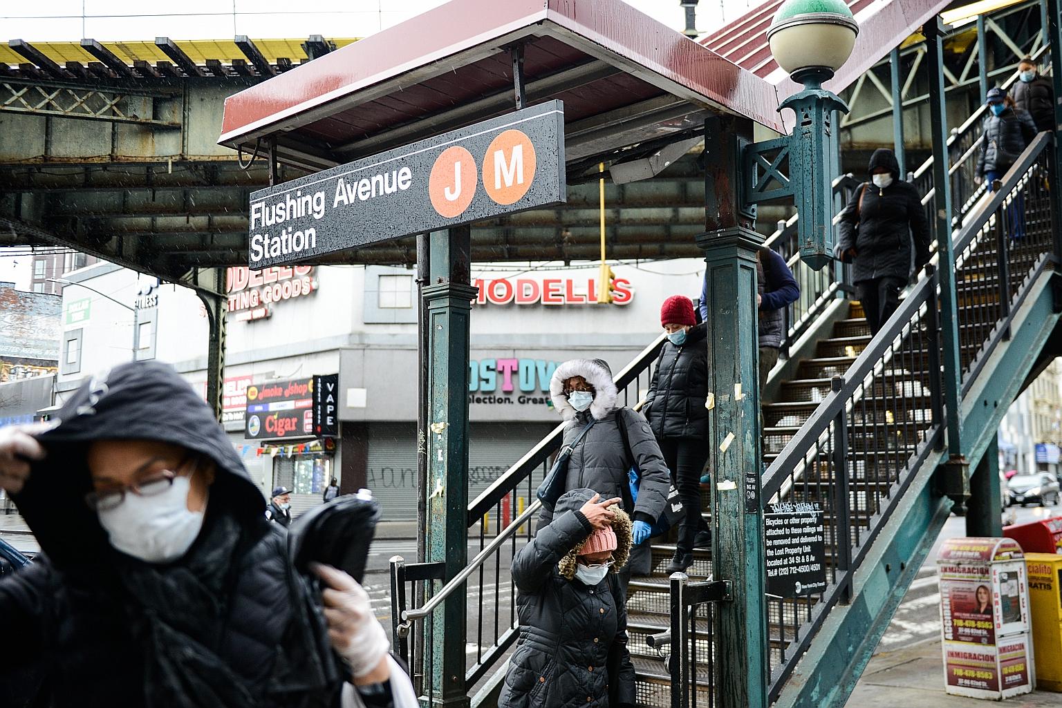 Most New York City residents are heeding Mayor Bill de Blasio's call - made a day earlier than President Donald Trump's - for them to shield their mouths when outside and near other people. New York is ground zero in the US' war against the deadly co