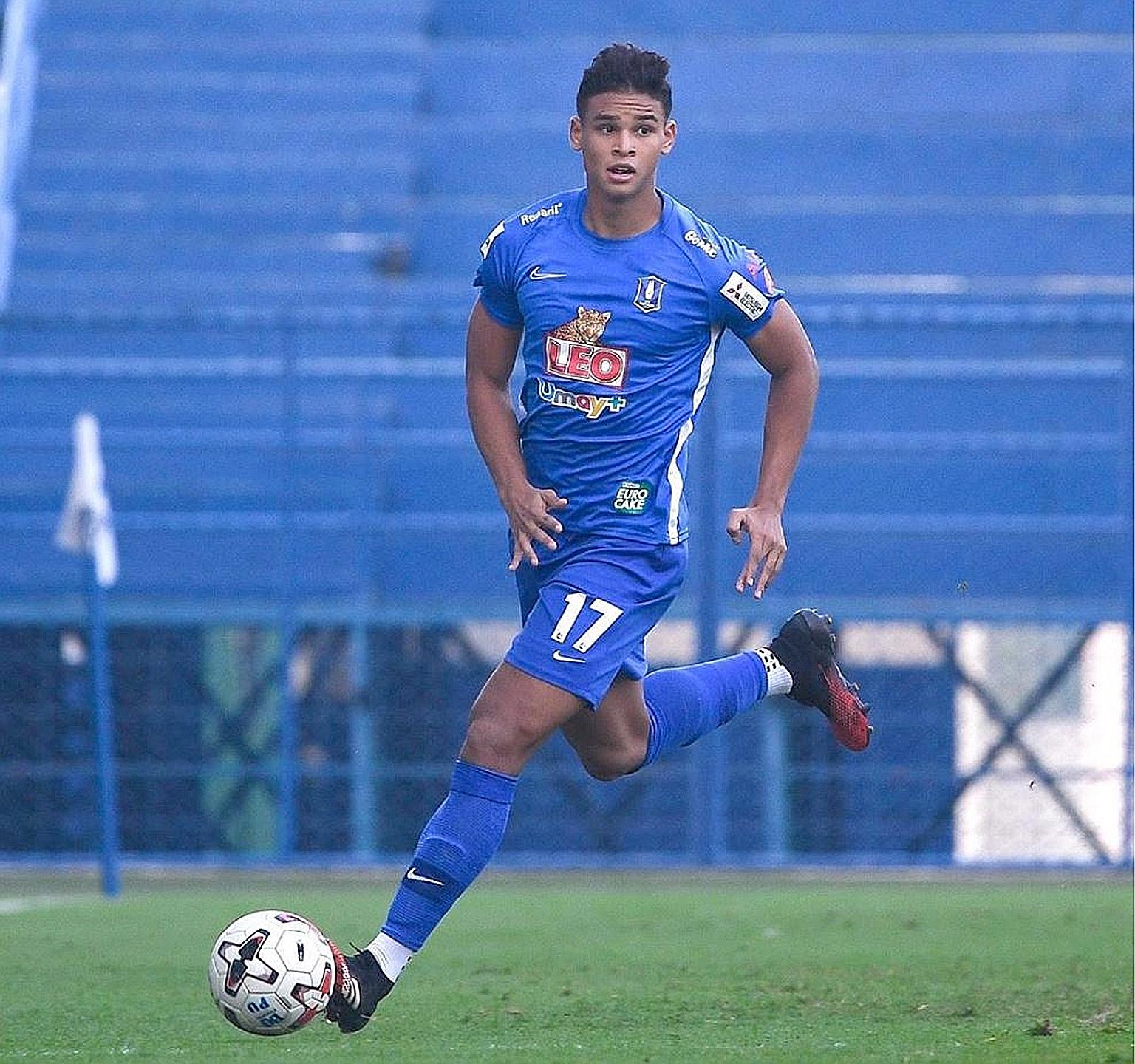 Left: Singapore's Irfan Fandi has helped to bolster BG Pathum United's defensive record. The Thai League 1 side have conceded just one goal in four games before the season was suspended because of the coronavirus pandemic. Below: With the gym closed 