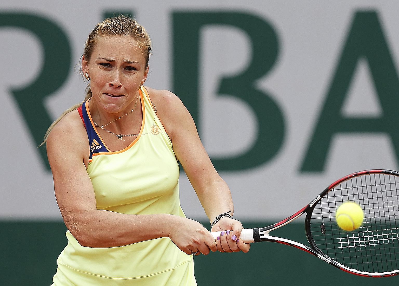 Sofia Shapatava has organised a petition calling on the International Tennis Federation to provide a financial safety net for hundreds of players who toil in second-and third-tier events. PHOTO: EPA-EFE