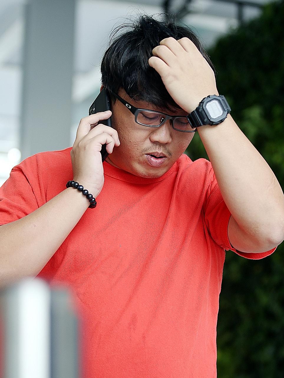 Yeo Jing Cheng allegedly organised an illegal street race involving over 50 vehicles. ST PHOTO: WONG KWAI CHOW