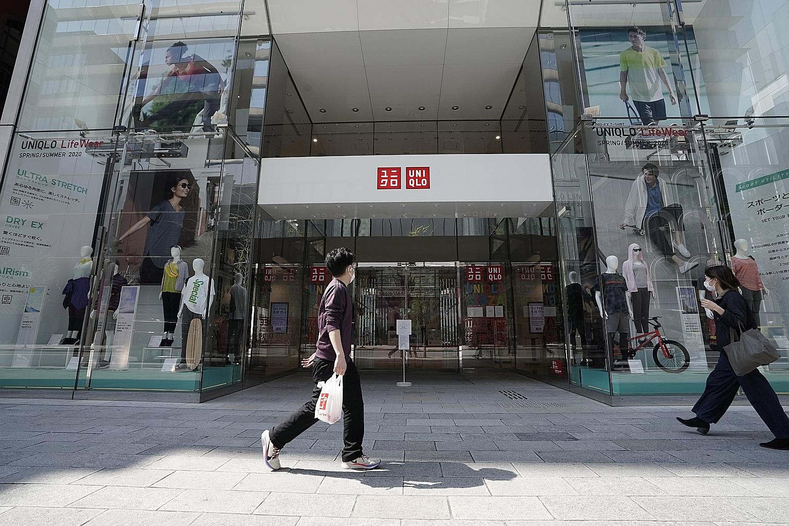 Fast Retailing, Uniqlo's owner, said last Thursday that it now sees profit of 145 billion yen (S$1.9 billion) for its fiscal year, which ends in August. That compares with the prior forecast for 245 billion yen and analysts' average projection for 19