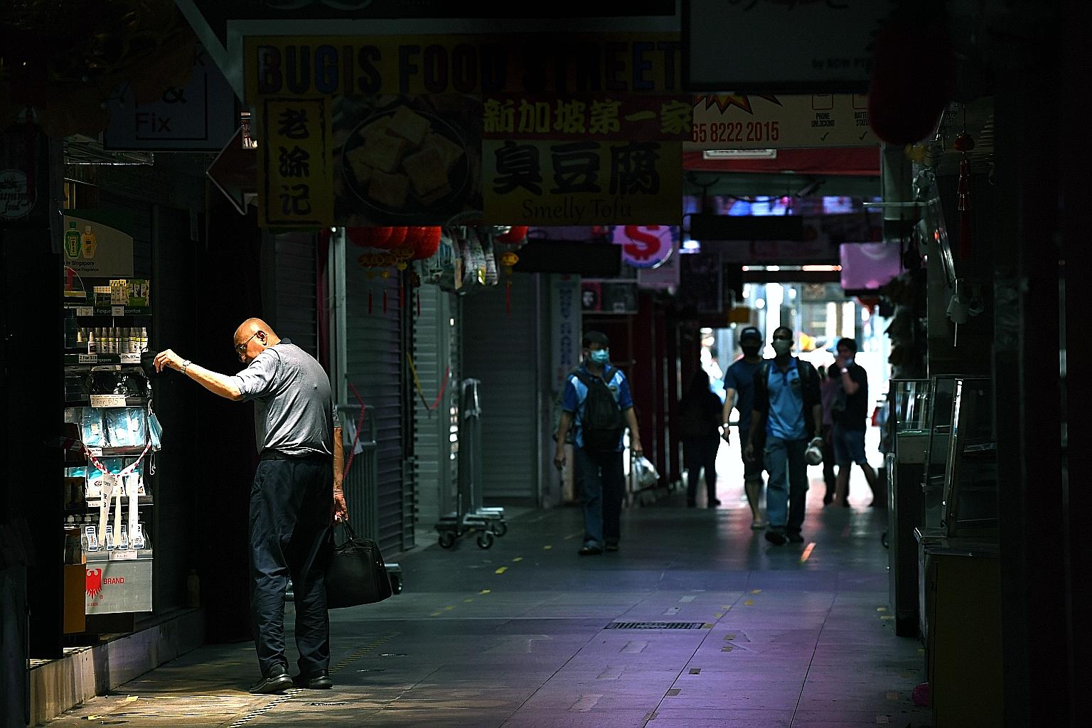 The circuit breaker measures that began on April 7 mean that many shops have had to be temporarily shuttered, causing many workers in retail and other non-essential businesses to have to stop working until May 4.