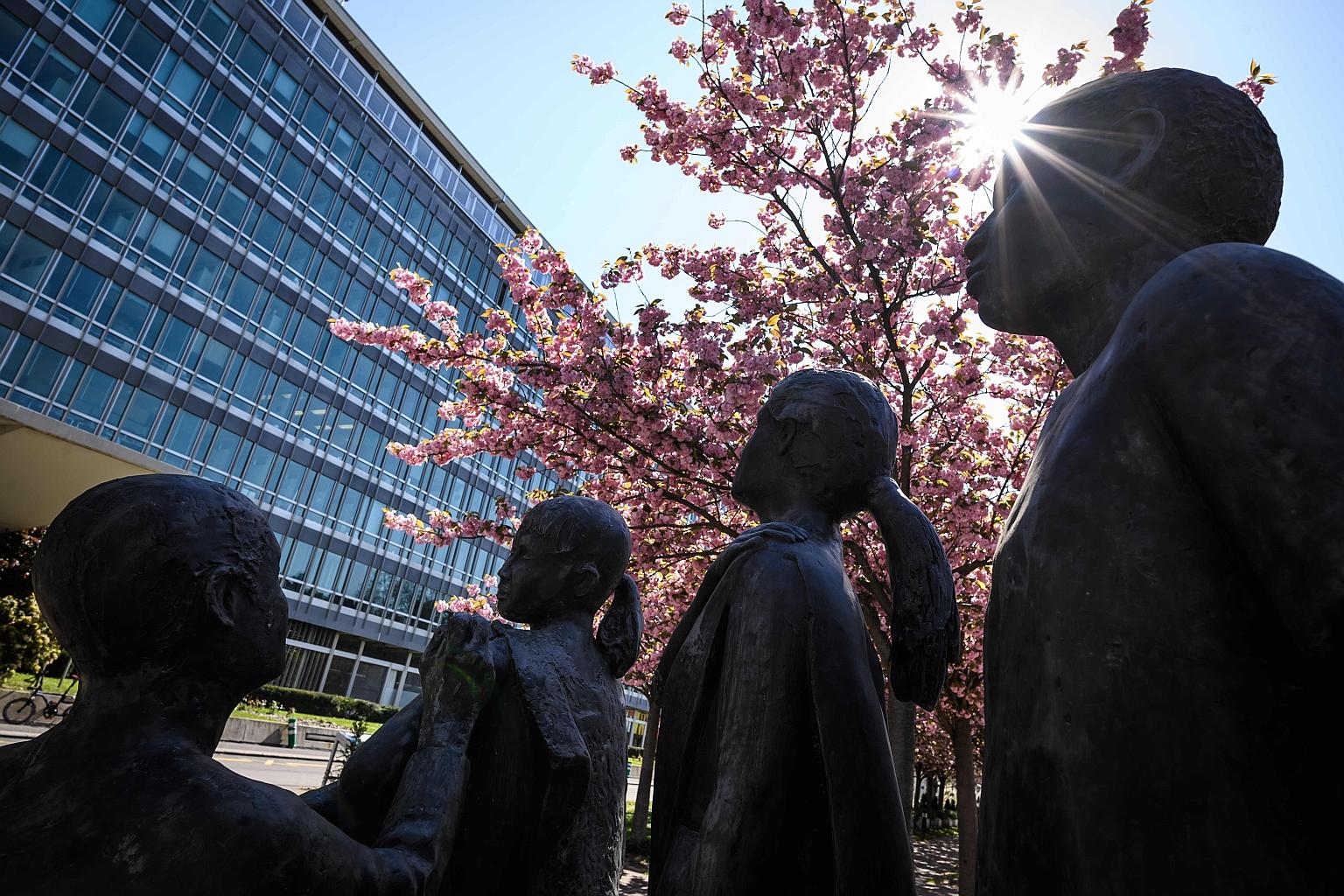On top of its assessed contribution to the WHO - which has its headquarters in Geneva (above) - the US also gives the UN body several hundred million dollars every year in voluntary funding.