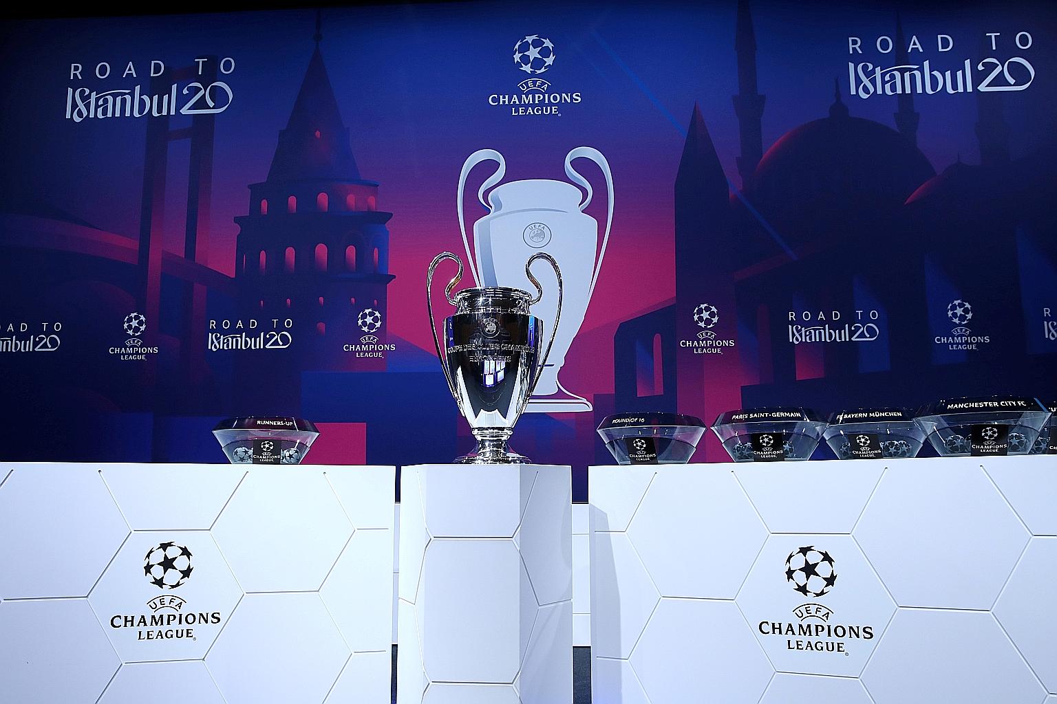 Uefa is considering two options for the Champions League and both will be discussed at its Executive Committee meeting next Thursday.