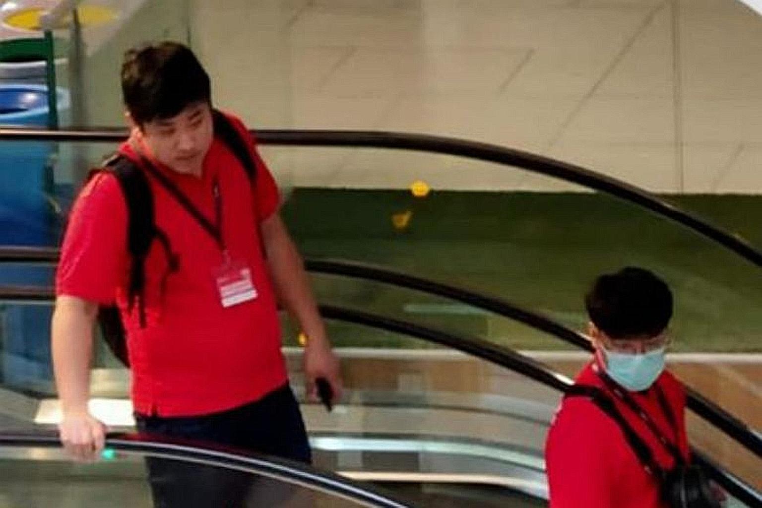 Photos of the safe distancing ambassador were taken at White Sands mall and posted on social media.