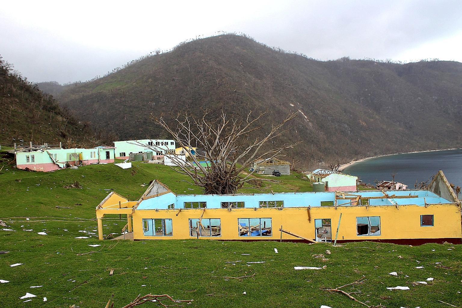 The aftermath of Tropical Cyclone Harold's trail of destruction in Santo and Pentecost Islands in Vanuatu. PHOTO: AGENCE FRANCE-PRESSE
