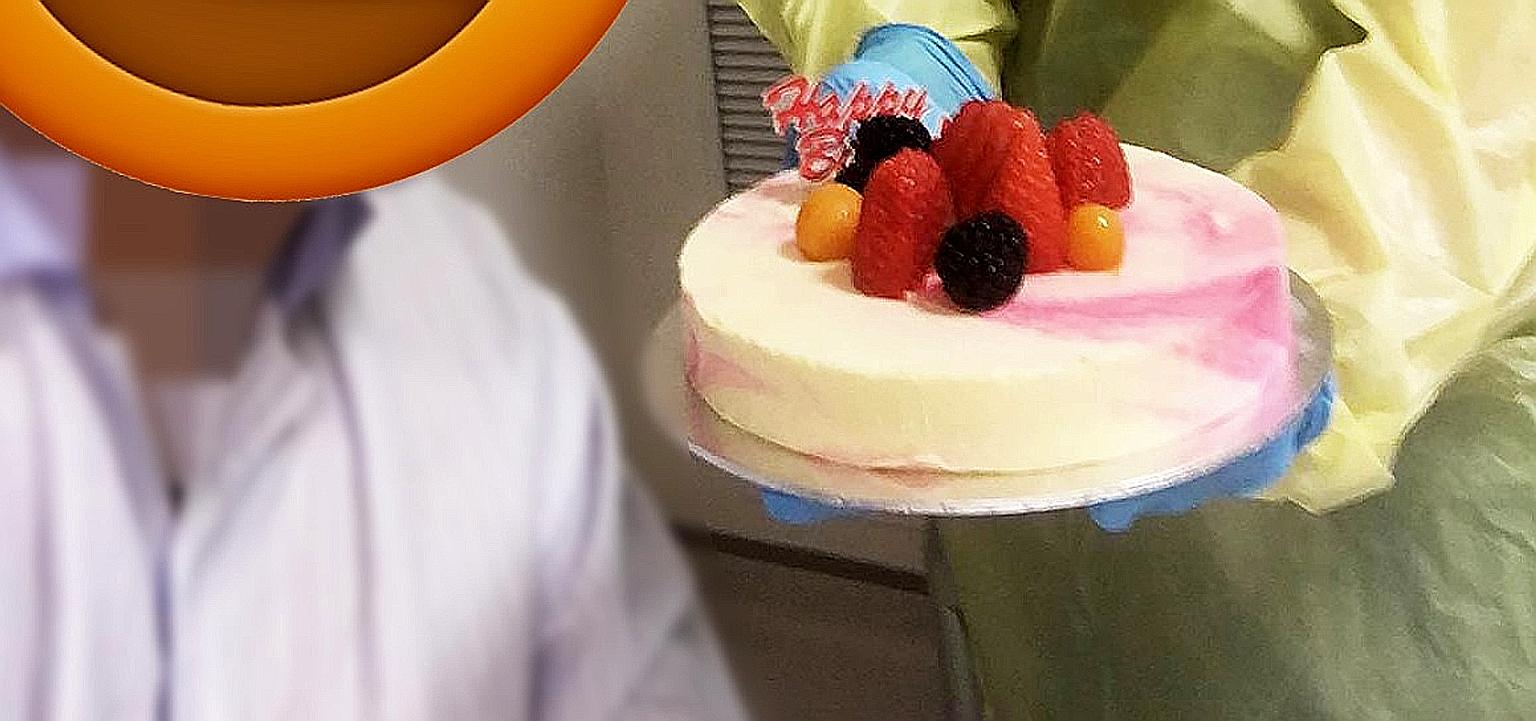 When he had to spend his birthday in isolation at Khoo Teck Puat Hospital, Case 44 was surprised by the nurses in his ward with a birthday cake. The 38-year-old father of two, who served quarantine orders to individuals in the early days of the outbr