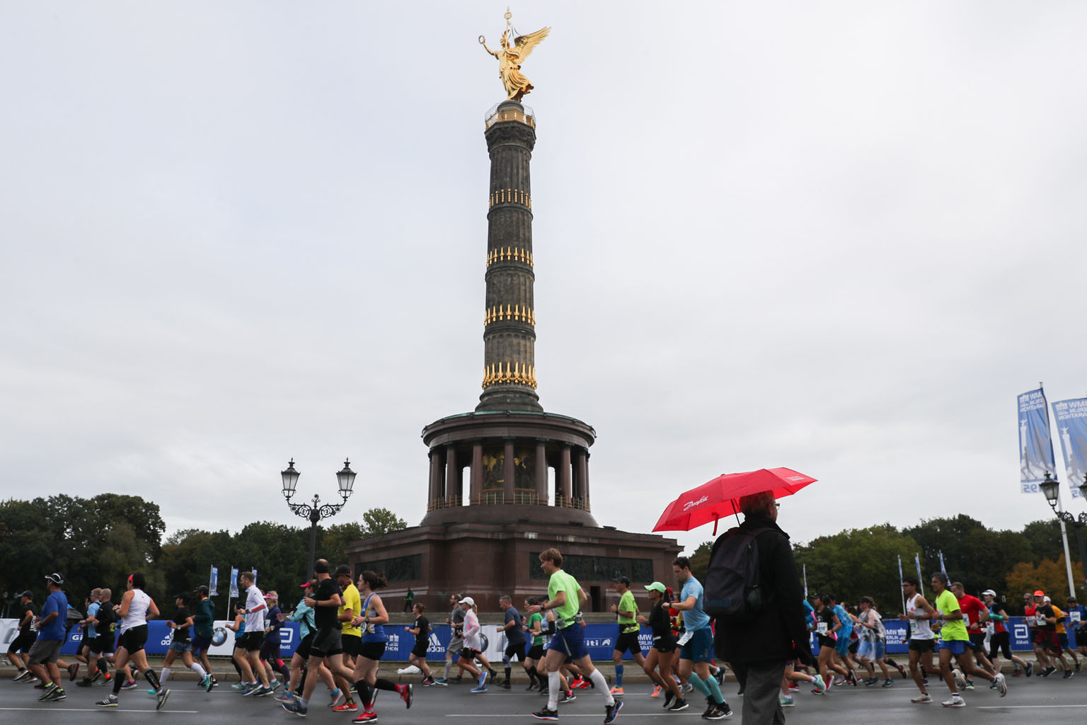Some of the over 47,000 participants running in last year's Berlin Marathon. This year's race on Sept 27 is in jeopardy after the German government's latest measure to stop the spread of the coronavirus.