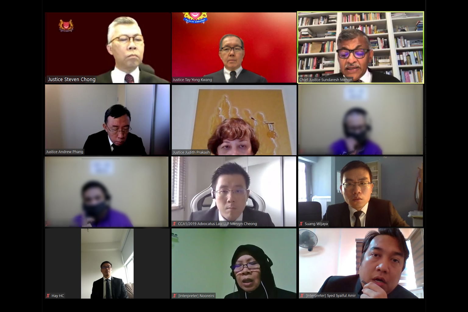 The ruling was the first apex court decision to be delivered via video-conference platform Zoom since Covid-19 measures were put in place. The remote hearing was attended by five judges, the two accused persons, their respective lawyers, a prosecutor