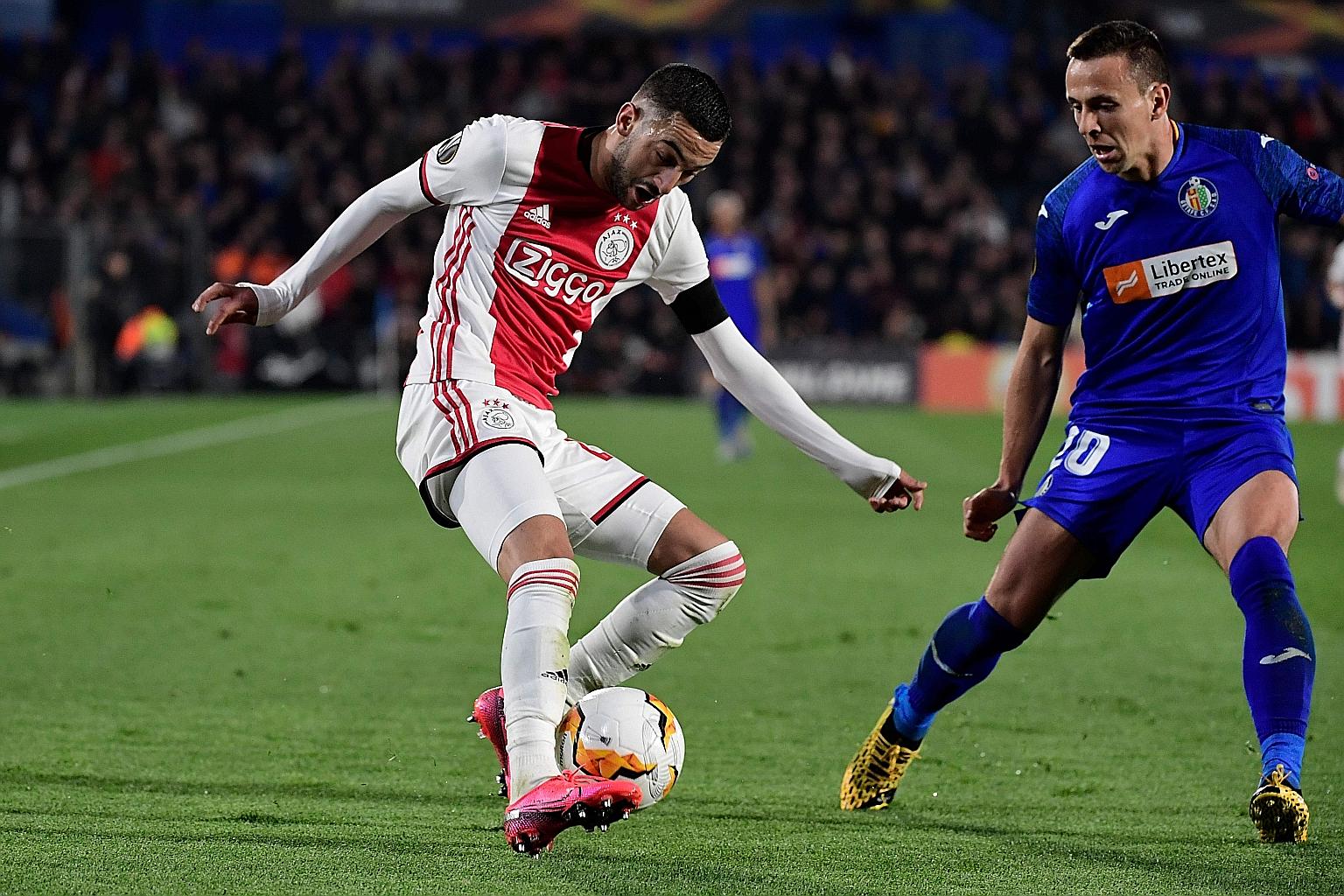 Ajax forward Hakim Ziyech was among those critical of the Dutch federation's decision to void the current season due to the coronavirus pandemic. Leaders Ajax are level with AZ Alkmaar on points (56) but ahead on goal difference with nine games left.
