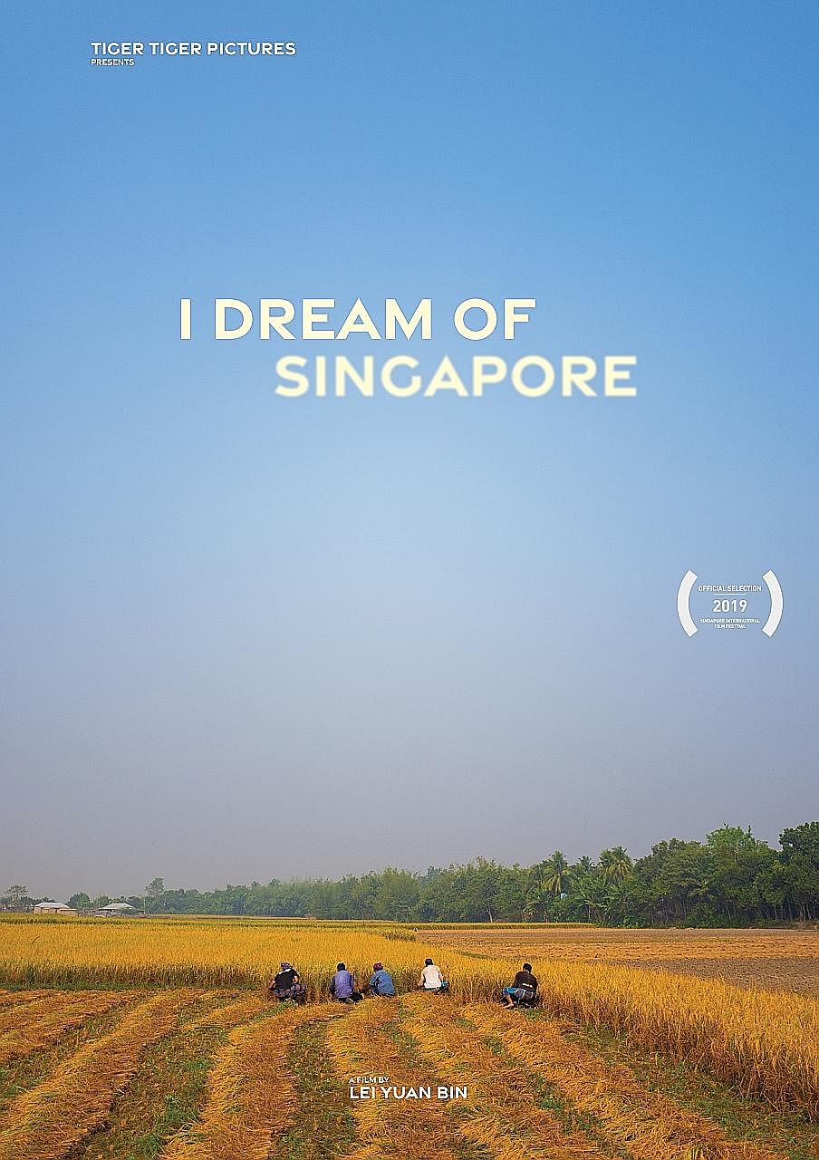 Lei Yuan Bin's documentary, I Dream Of Singapore, can be rented online, with 60 per cent of proceeds going to Transient Workers Count Too. PHOTO: TIGER TIGER PICTURES