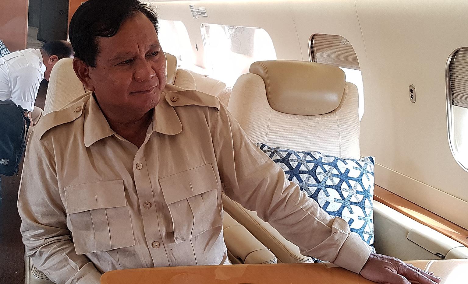 Mr Prabowo Subianto said critics of the government should provide constructive input, not find fault.