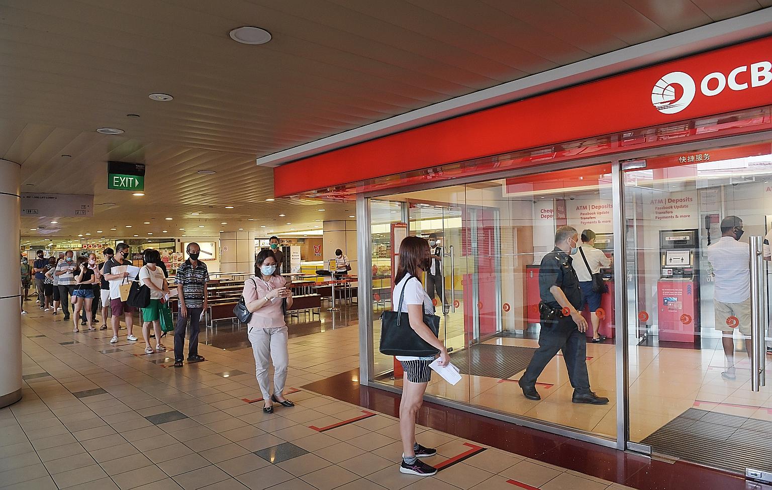 OCBC Bank shareholders cannot attend the AGM in person. Instead, they must pre-register for live audio-visual or audio-only broadcasts of the proceedings by 2pm on May 15.