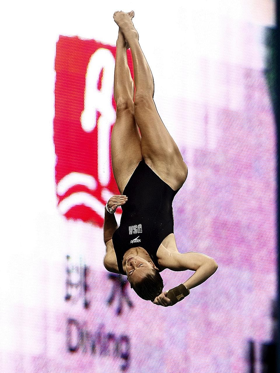 Laura Wilkinson competed in two more Olympics, including the 2008 event (above) since her historic feat at the 2000 Sydney Games where she won the 10m platform gold to end China's diving domination since 1984.
