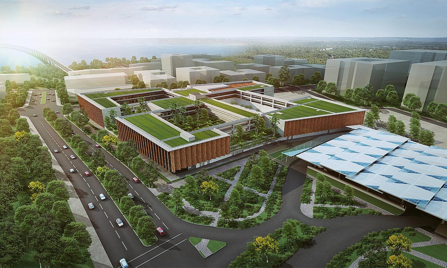 An artist's impression of the Johor Baru-Singapore Rapid Transit System Link project posted on the Facebook page of Singapore Transport Minister Khaw Boon Wan. This is the third extension of the suspension of the project at Malaysia's request since t