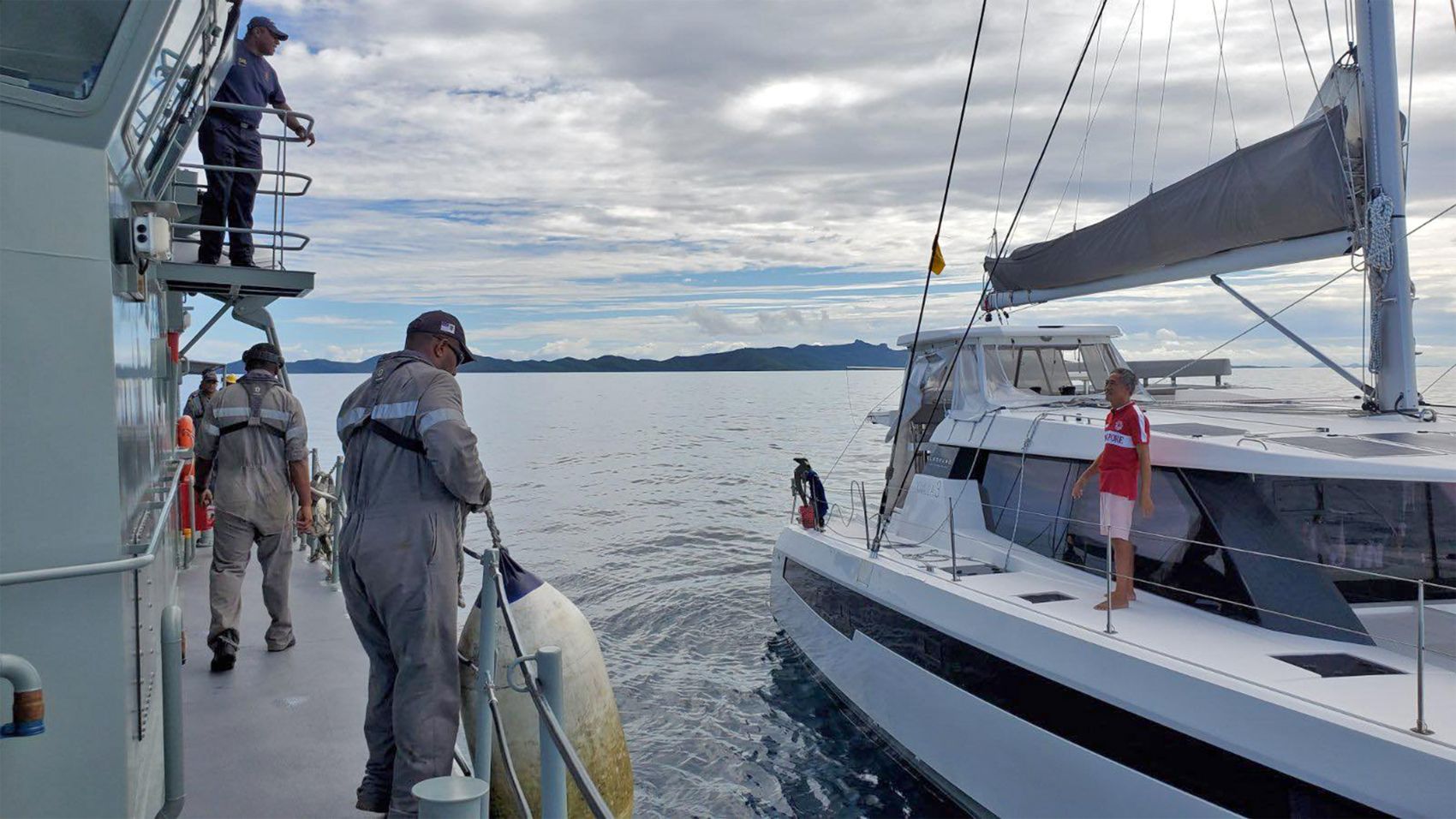 Singapore has thanked Fiji for its assistance and “going out of their way to help” the Singaporean sailor, whose journey hit rough waters just six weeks after he set sail in February. 