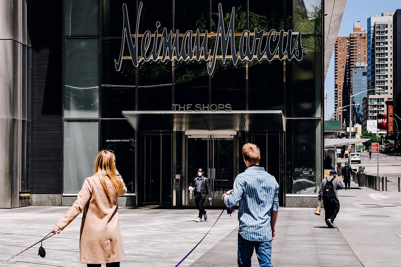 A Neiman Marcus store in Hudson Yards in New York. The Covid-19 crisis forced the company to furlough most of its 14,000 workers and close all its 43 Neiman stores, two Bergdorf Goodman locations in New York and roughly two dozen Last Call stores.