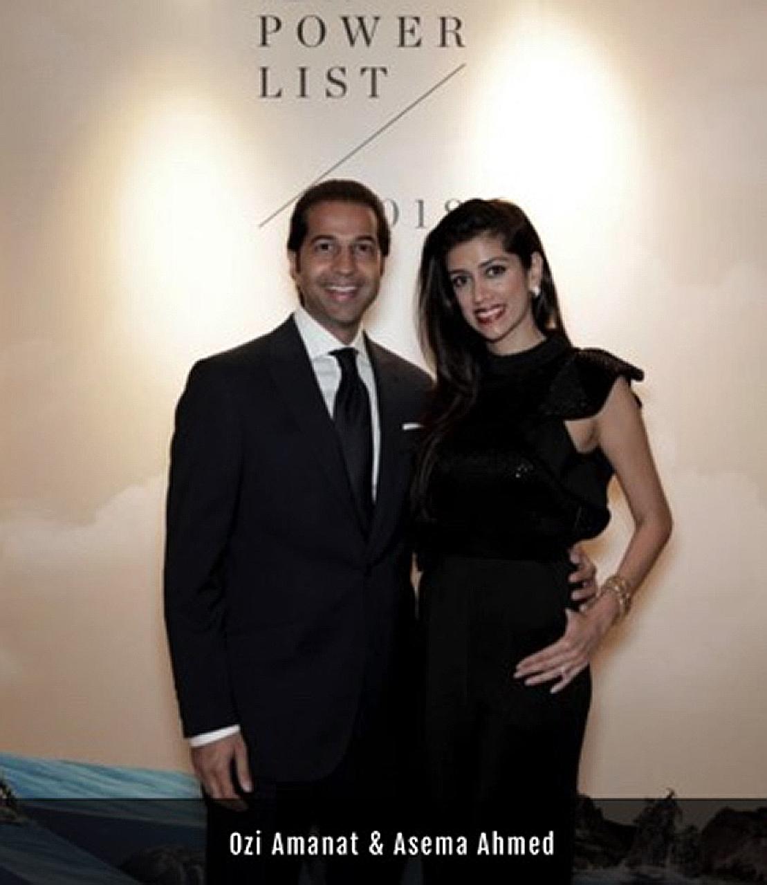 Mr Ozi Amanat said he was inspired by the Prime Minister's message. Beside him is his wife Asema Ahmed.