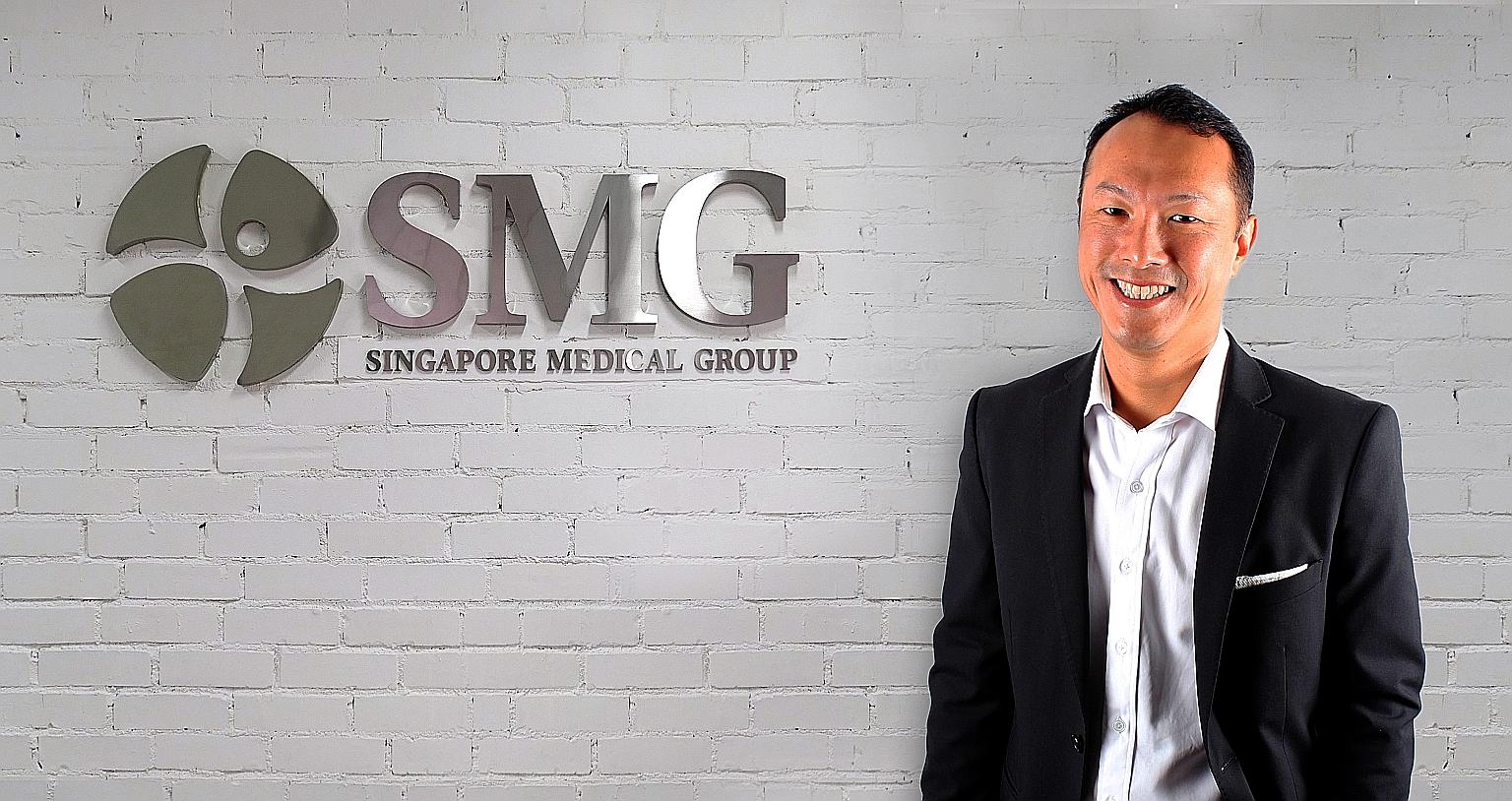 Singapore Medical Group chief executive Beng Teck Liang sees opportunities in the company's telehealth business amid the Covid-19 pandemic. PHOTO: SINGAPORE MEDICAL GROUP
