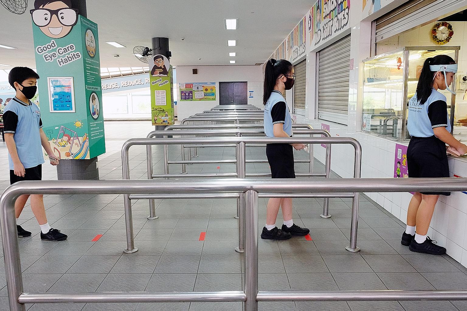 Teachers and students will have to wear masks or face shields when schools reopen, except when eating or engaged in strenuous physical activities during physical education lessons.