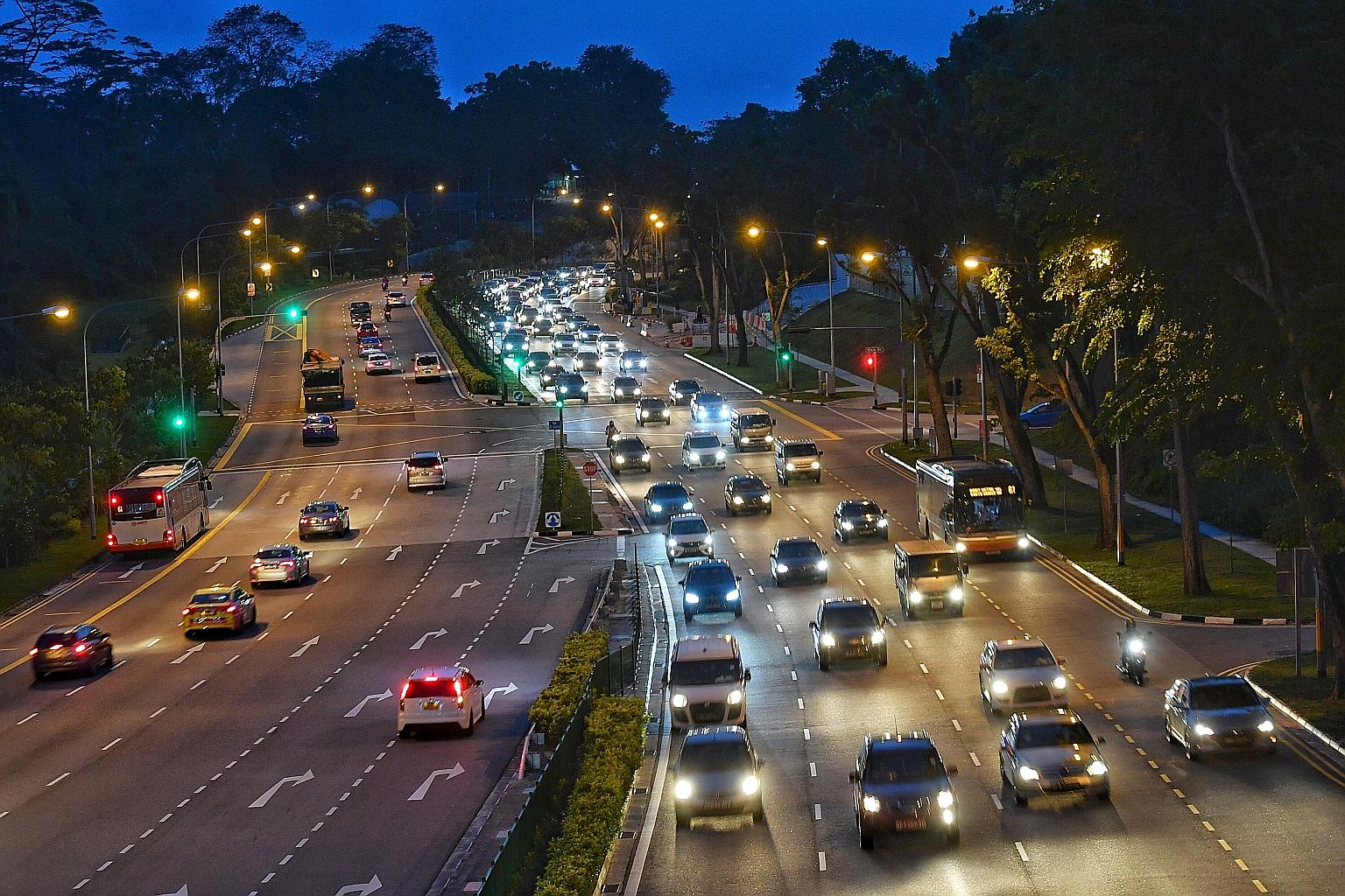 The Land Transport Authority did not say yesterday when the suspension will be lifted, but added that it was "monitoring the situation and will update motorists on subsequent bidding exercises in due course". ST PHOTO: CHONG JUN LIANG