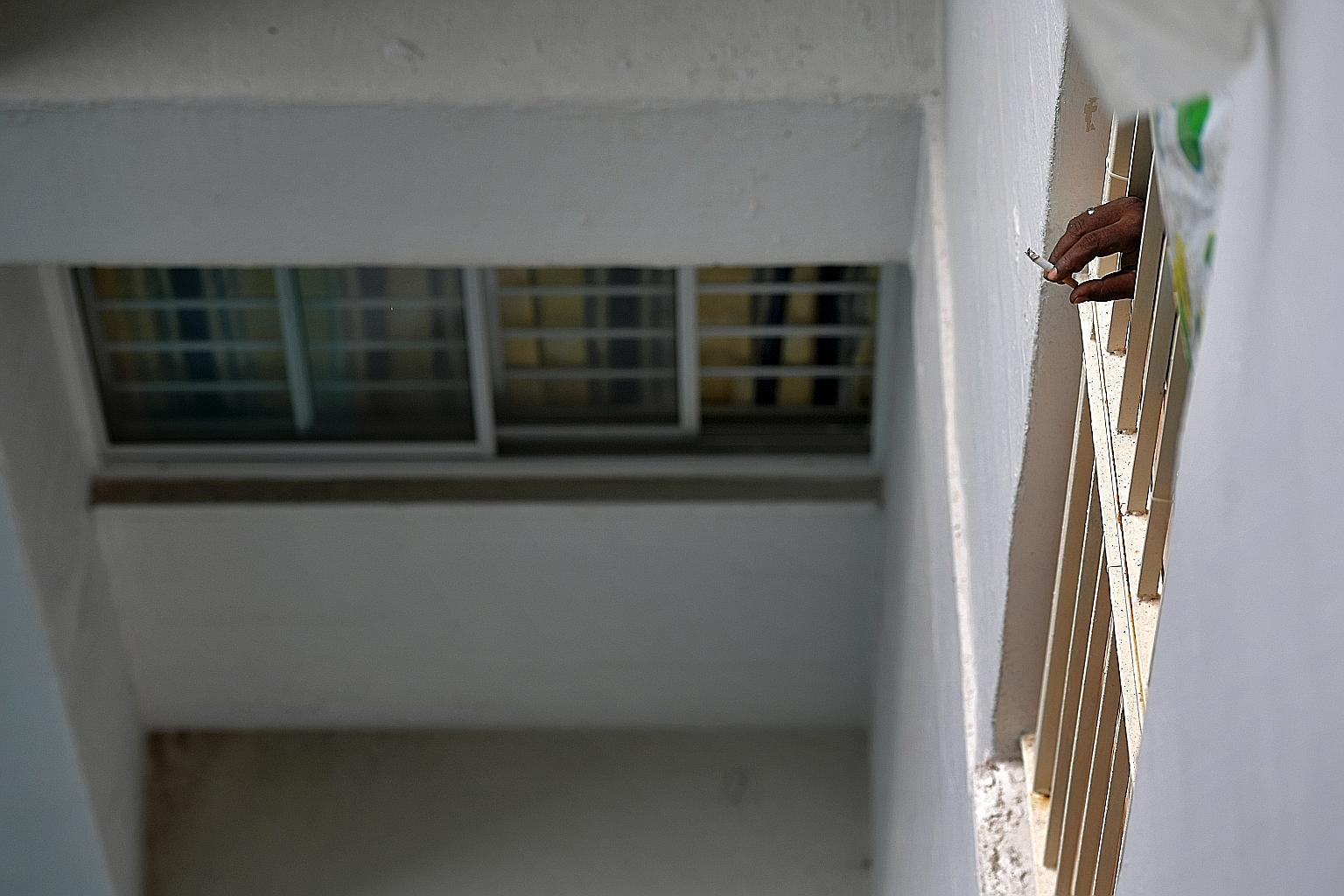 The National Environment Agency has been getting more complaints about smokers since the circuit breaker measures kicked in on April 7. Some MPs have also been getting e-mails from residents seeking help to resolve neighbour disputes relating to smok