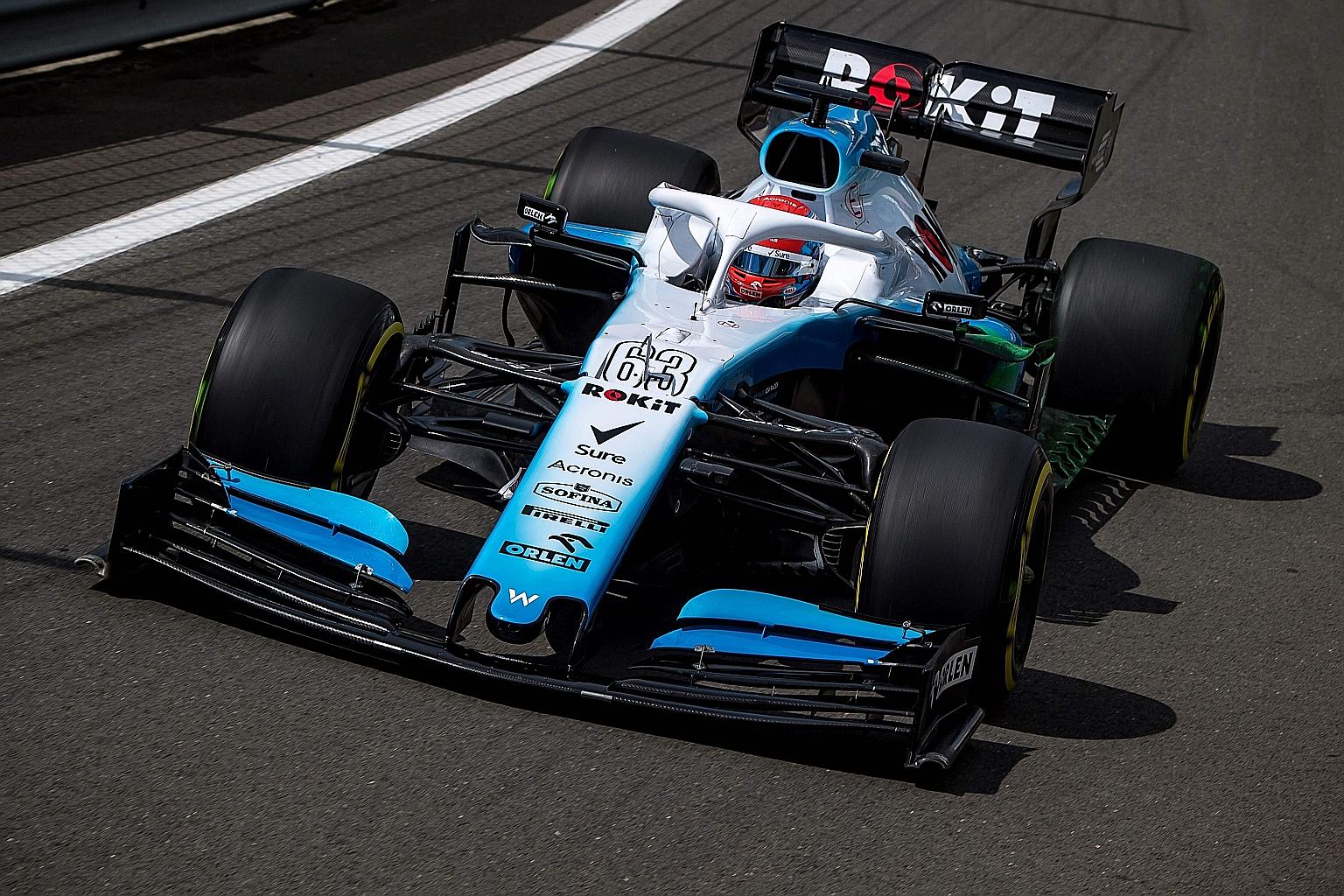 Williams' George Russell driving during last year's British Grand Prix at Silverstone. He failed to earn a point as the team finished bottom of the 10 F1 teams last season.
