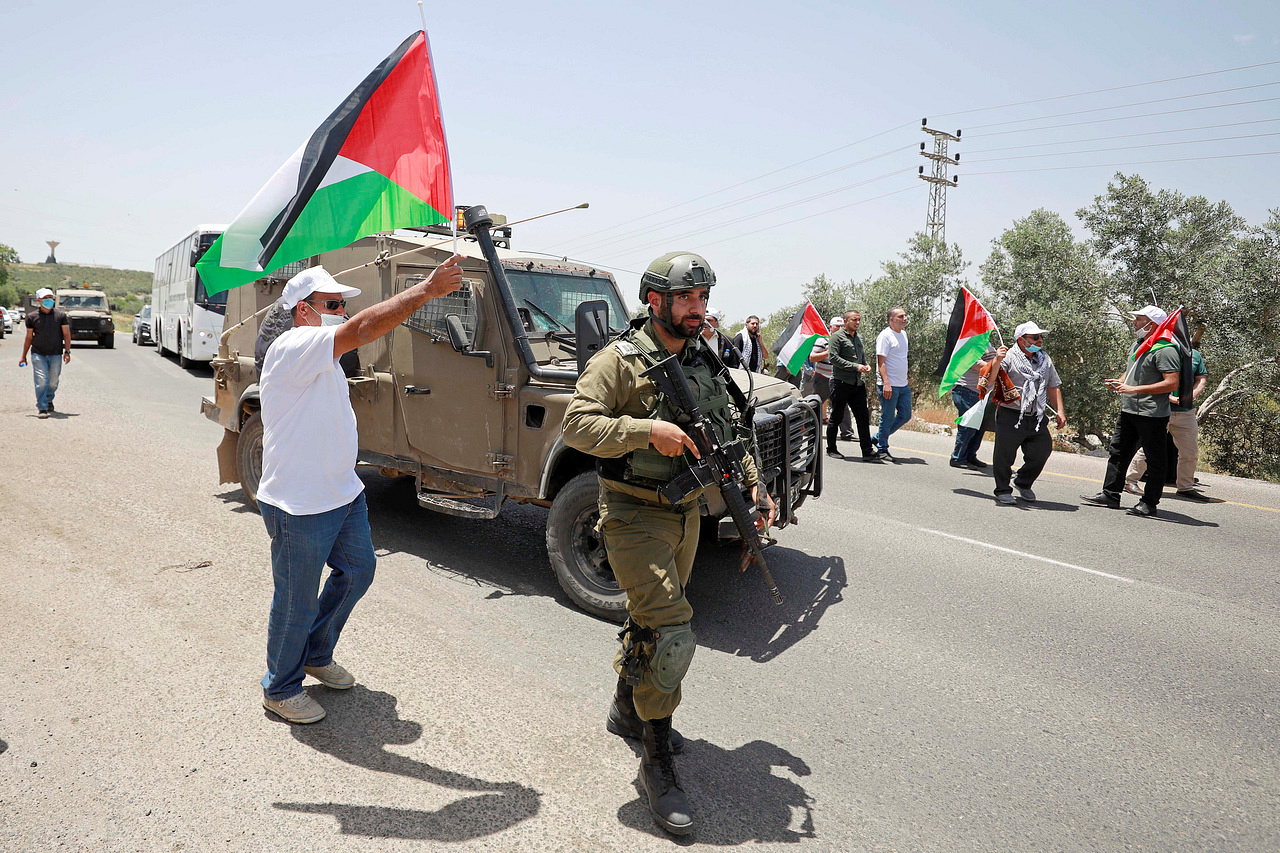 Protests In Occupied West Bank Against Israeli Annexation Plan | The ...