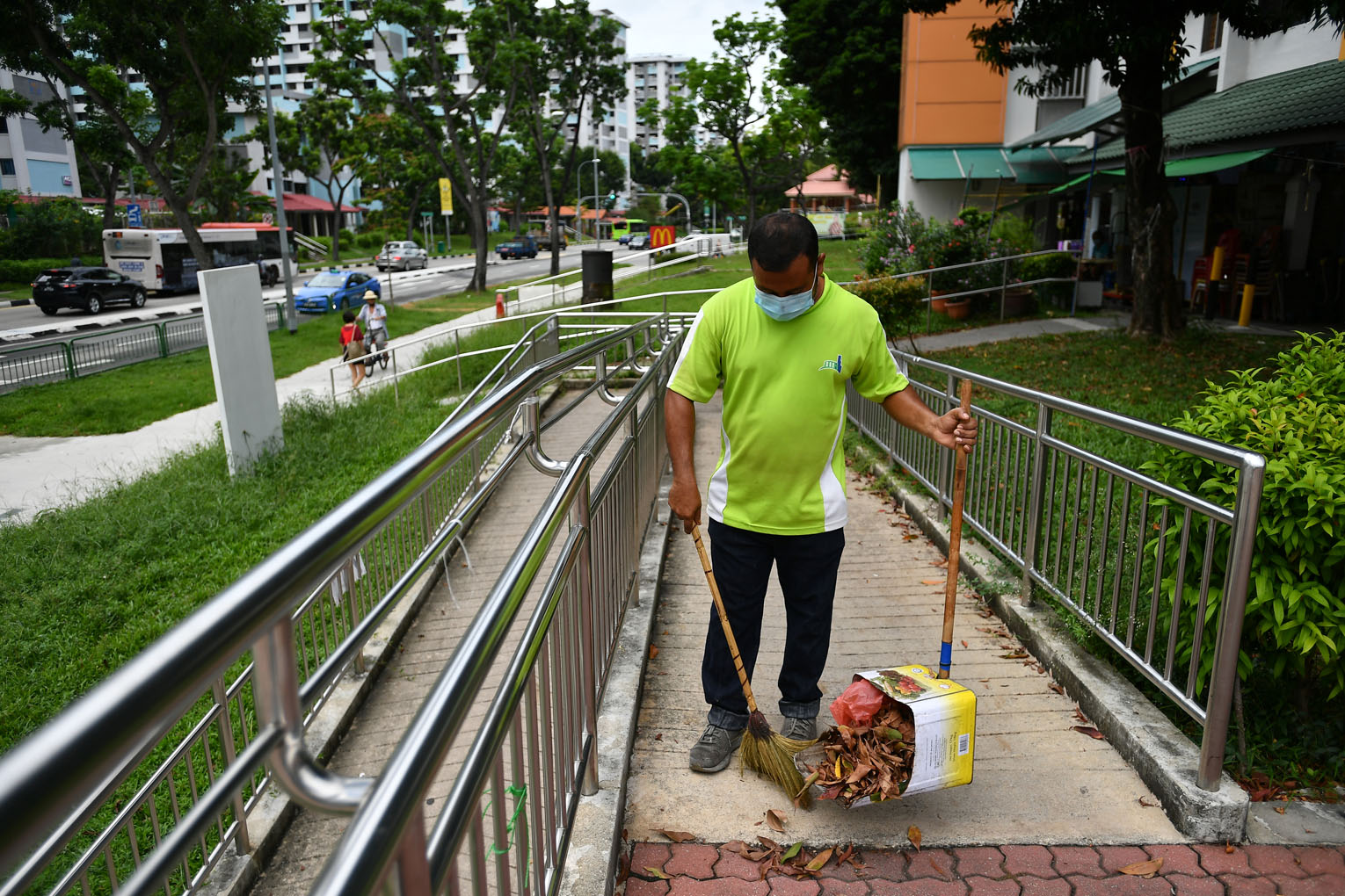 Under the Progressive Wage Model (PWM), cleaners and landscape workers are given only two weeks' worth of mandatory PWM bonus, while there is no such bonus for security officers.