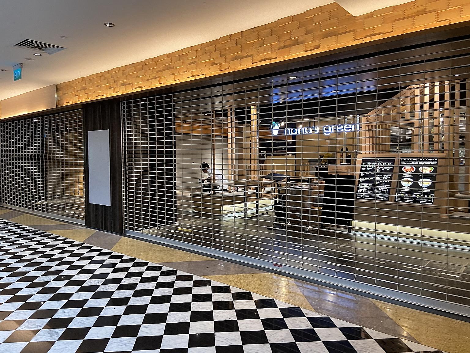 Japan Food Town at Wisma Atria was one of the early casualties of the economic downturn - it closed down at the end of February. If restaurants are shuttered one by one, malls will start losing the patronage of their regular customers - slowly but su