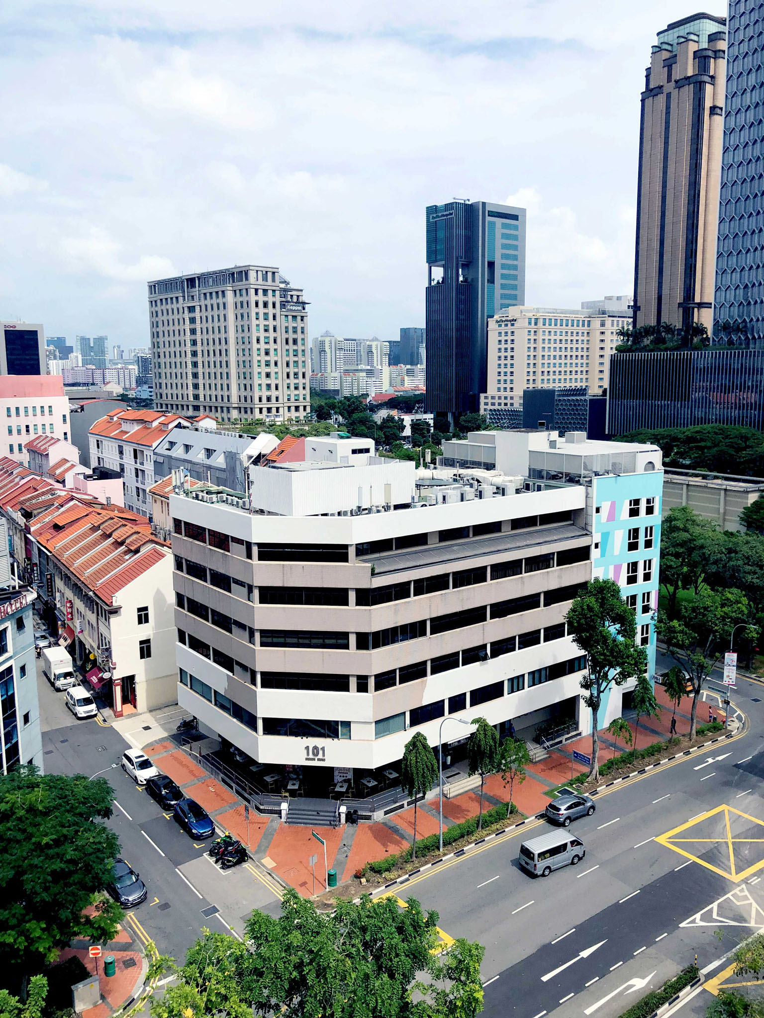 The six-storey, mixed-use development comprises retail, office and residential units, and is near Bugis MRT interchange station and the upcoming Guoco Midtown, which is under construction.