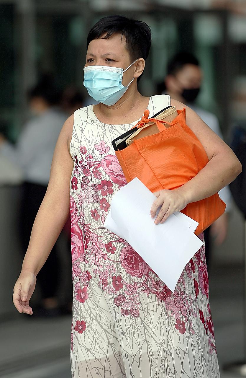 The police said Lin Si Ting was unhappy after she was told by a KFC employee to wait for her food order.