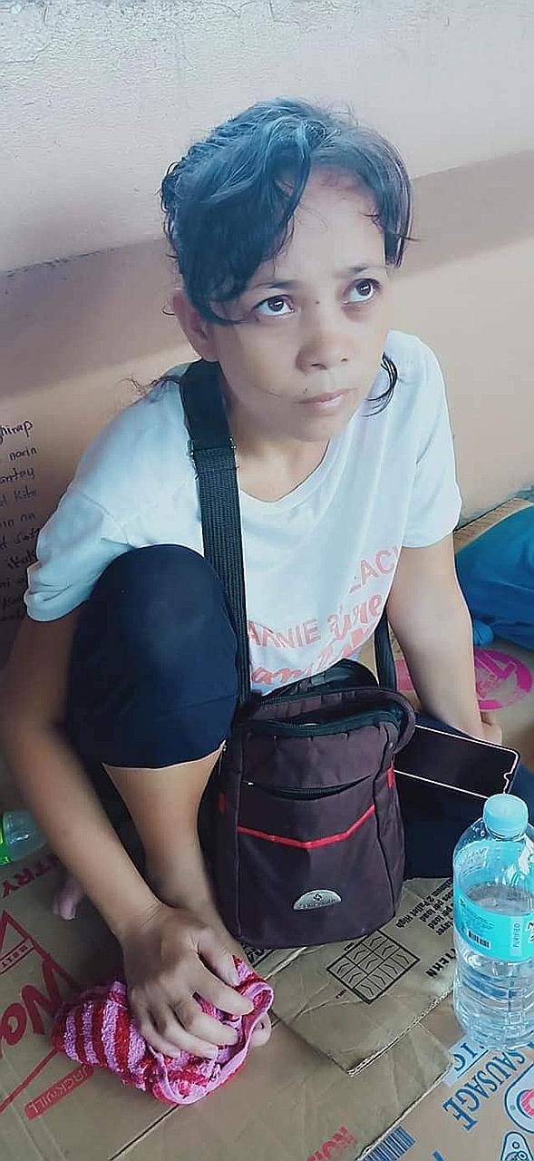 Ms Michelle Silvertino, 33, died after being stranded for five days on a footbridge, waiting to no avail for a bus to take her home. PHOTO: NATHANAEL ALIM ALVISO/FACEBOOK